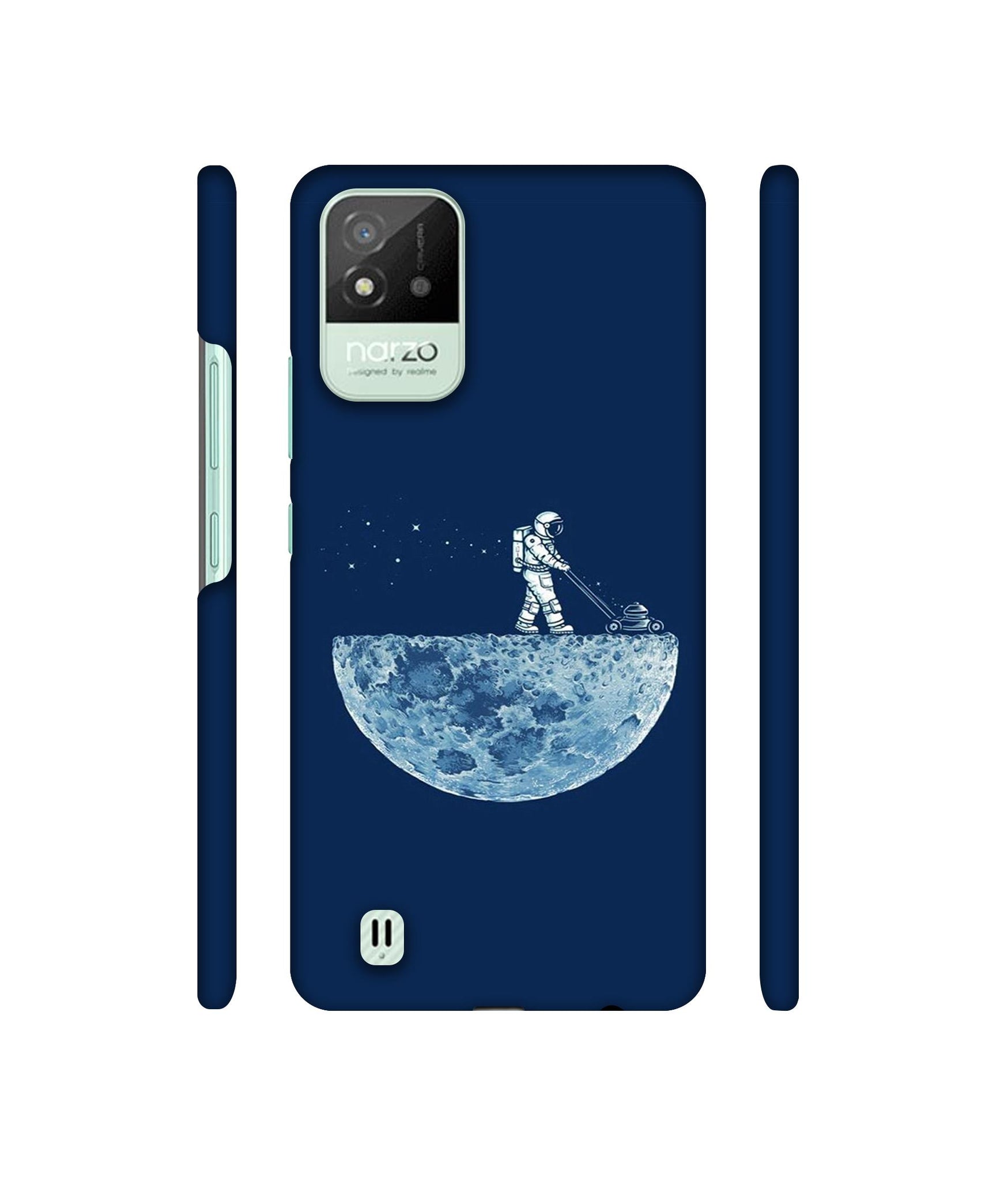 Moon Walk Designer Hard Back Cover for Realme Narzo 50i