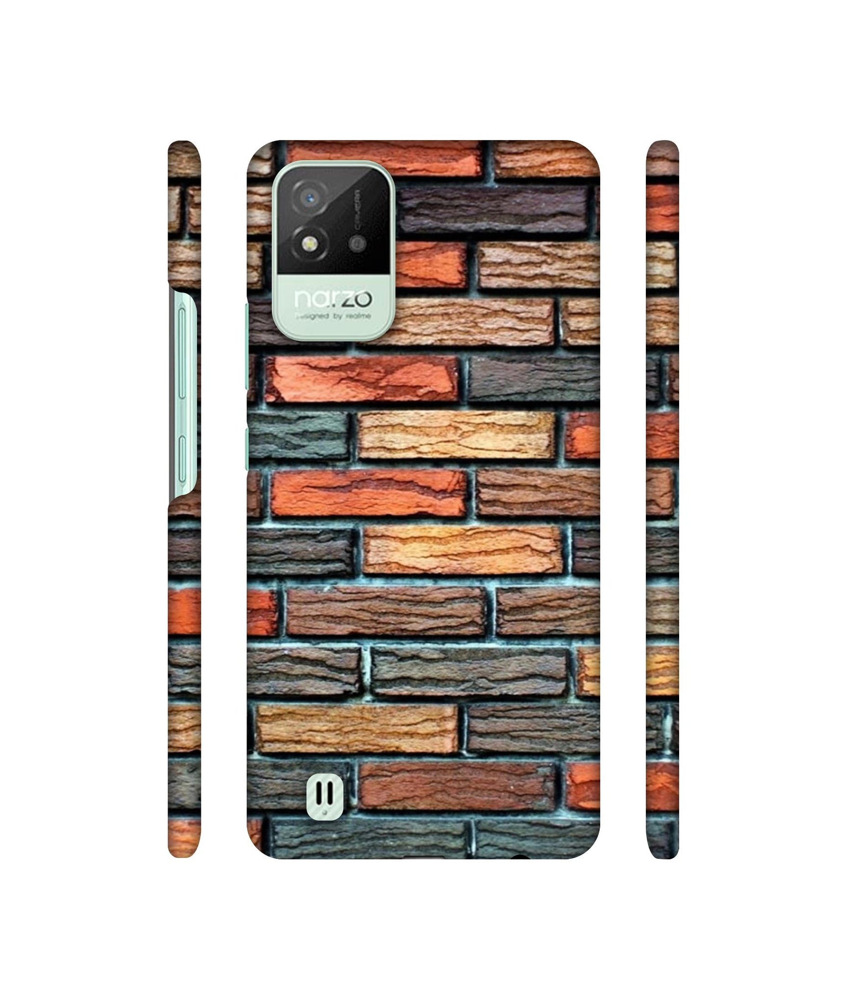 Brick Wall Designer Hard Back Cover for Realme Narzo 50i