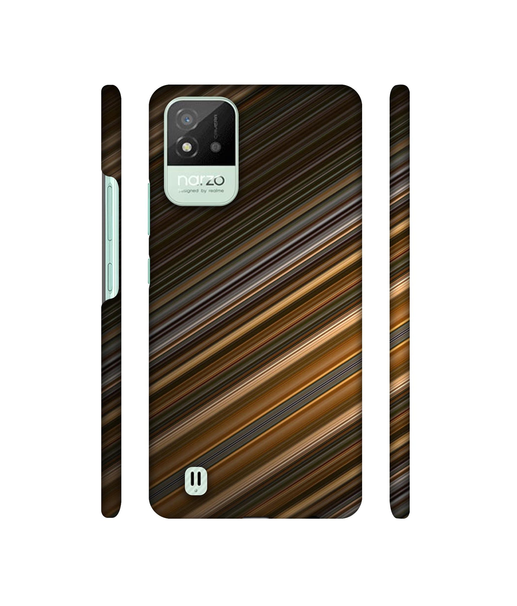 Stripes Designer Hard Back Cover for Realme Narzo 50i