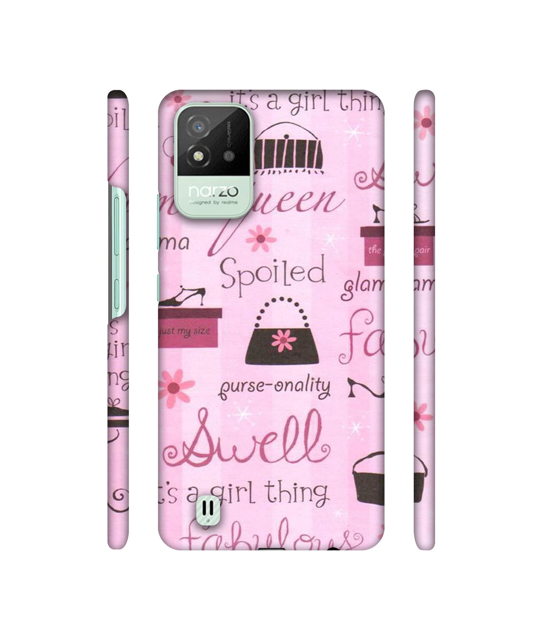 Its A Girl Thing Designer Hard Back Cover for Realme Narzo 50i