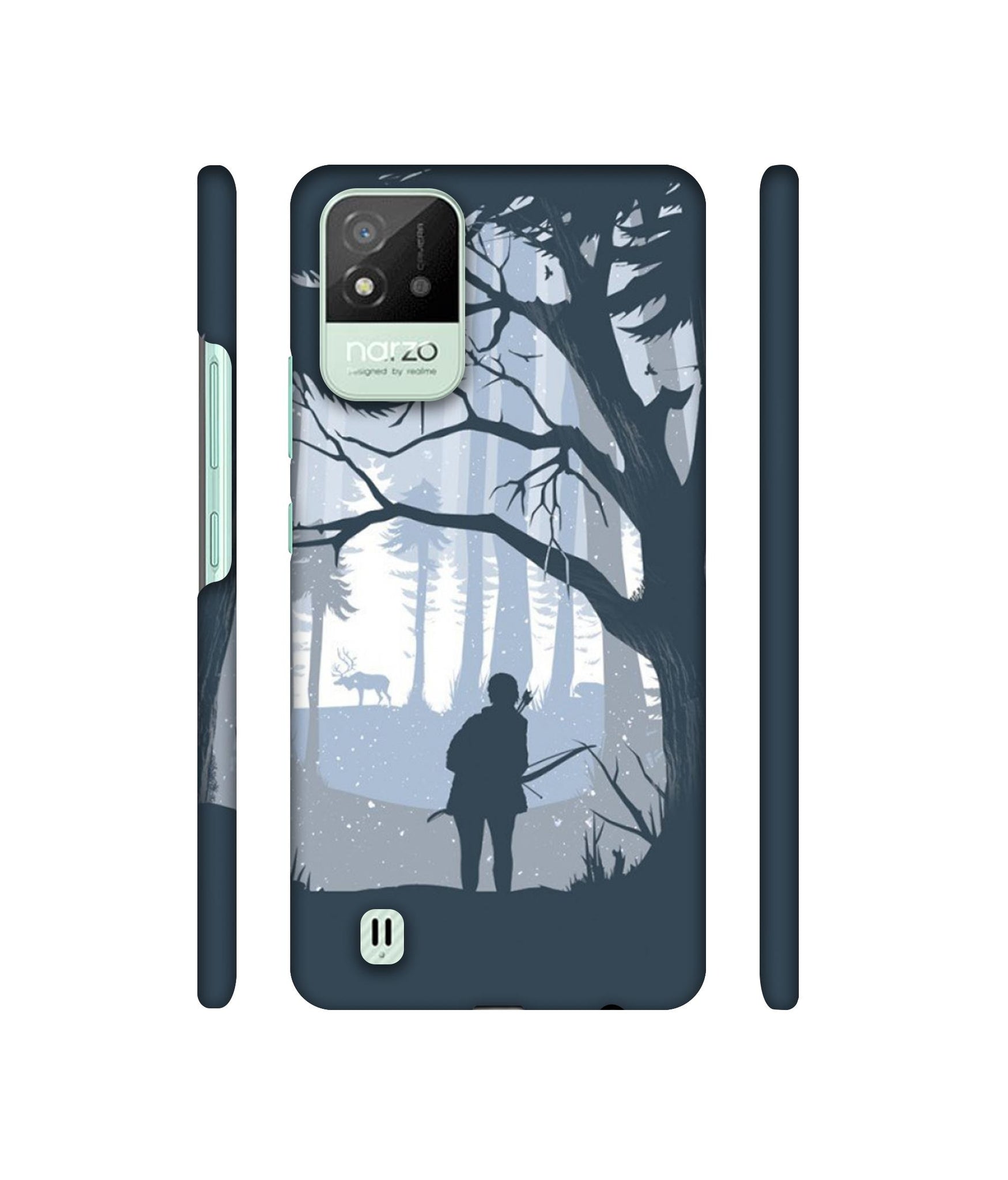 Hunter Designer Hard Back Cover for Realme Narzo 50i