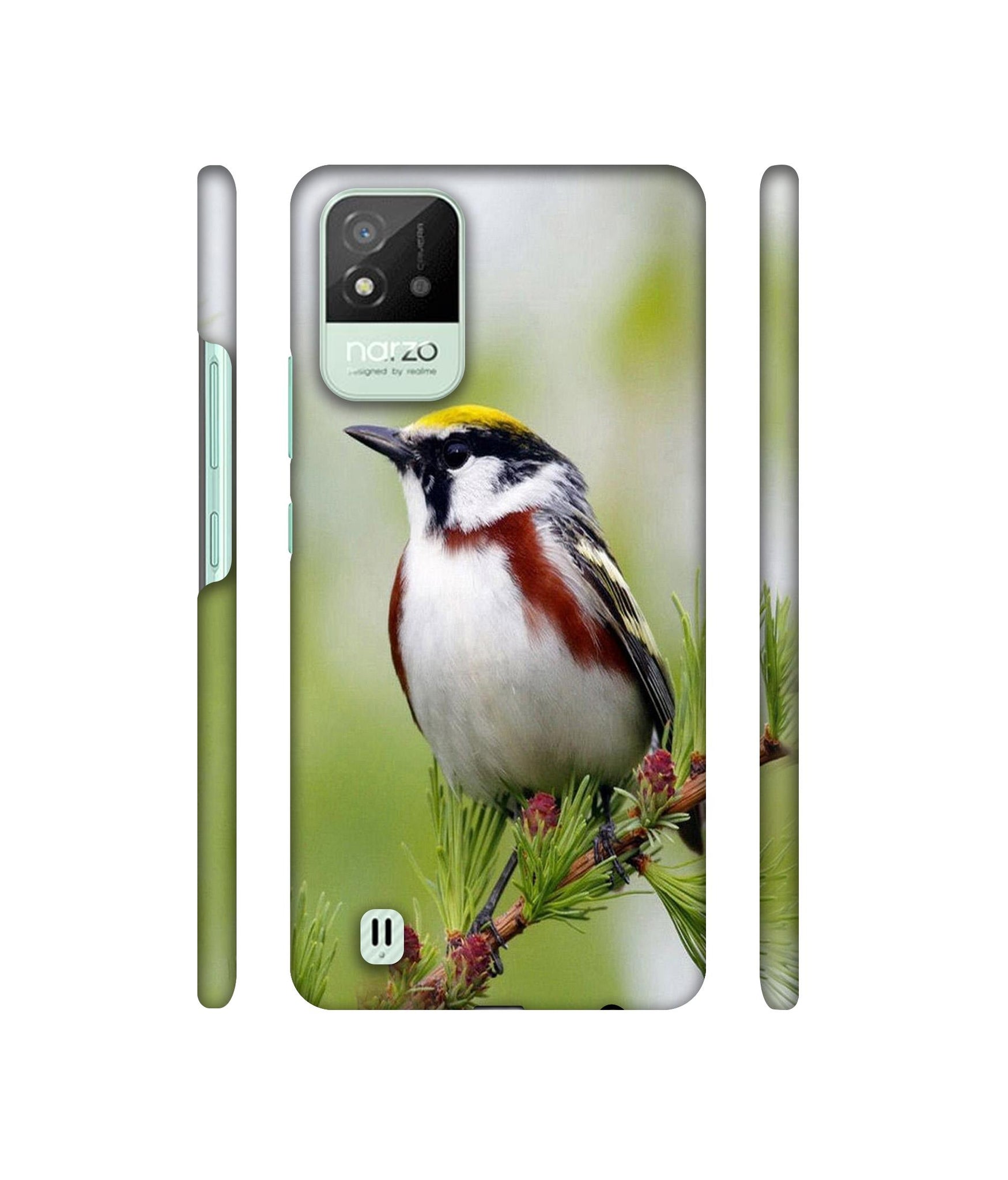 Bird Pattern Designer Hard Back Cover for Realme Narzo 50i