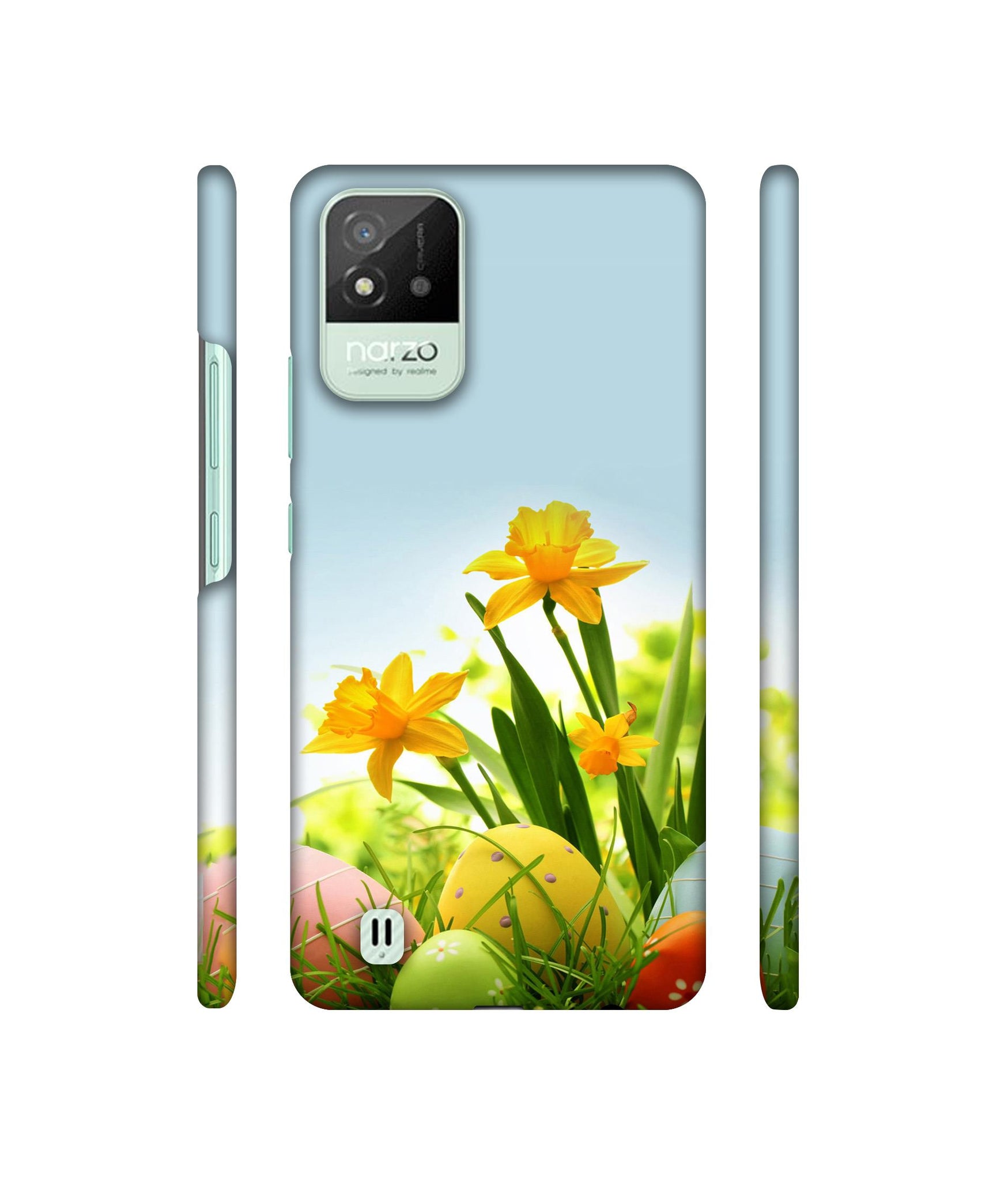 3D Bubble Designer Hard Back Cover for Realme Narzo 50i