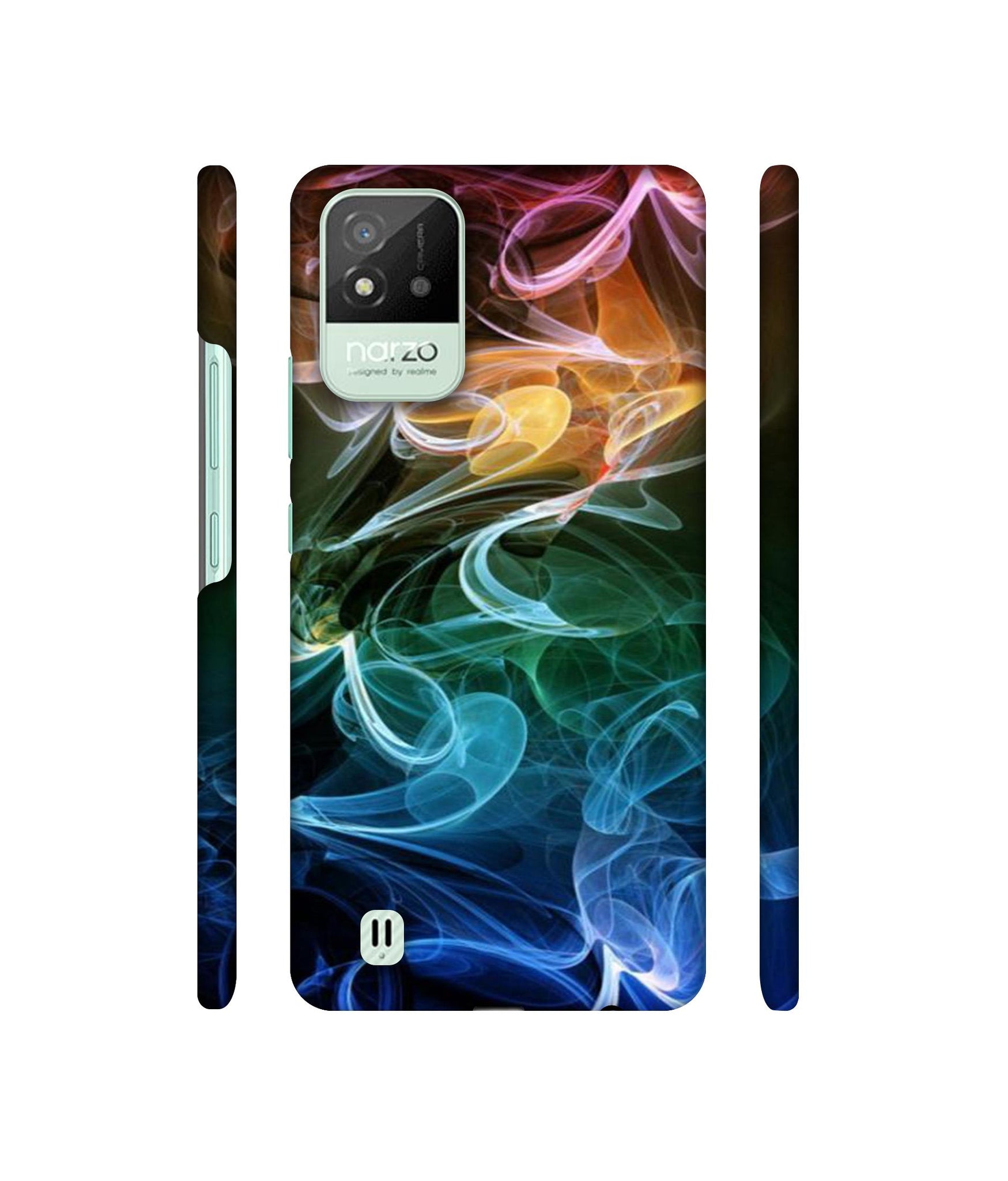 Smoky Pattern Designer Hard Back Cover for Realme Narzo 50i