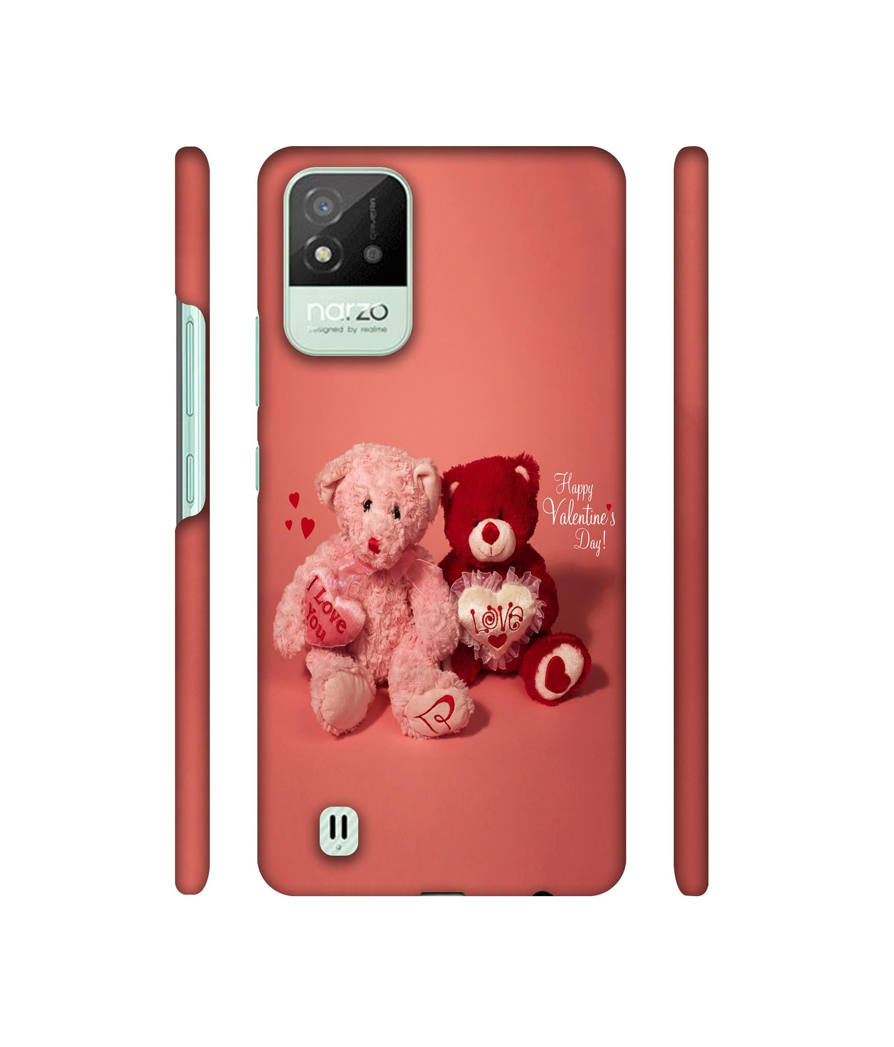 Valentine Day Designer Hard Back Cover for Realme Narzo 50i