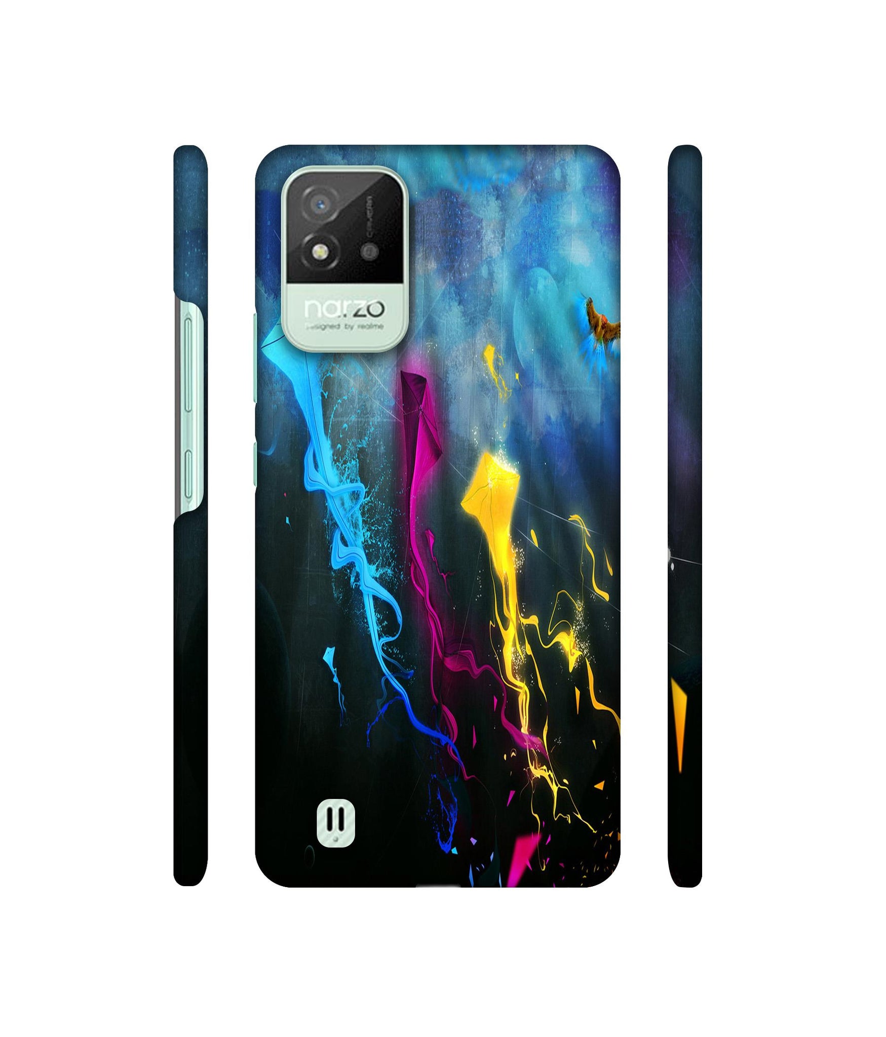 Kites Designer Hard Back Cover for Realme Narzo 50i