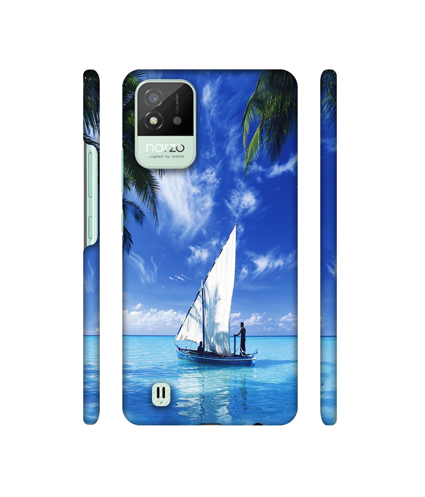 Indian Ocean Designer Hard Back Cover for Realme Narzo 50i