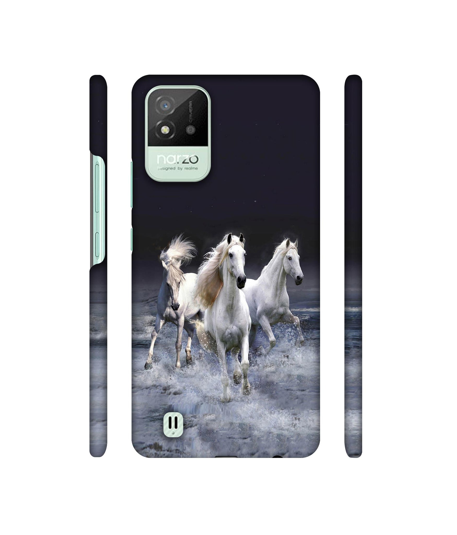 Mystic Horse Designer Hard Back Cover for Realme Narzo 50i