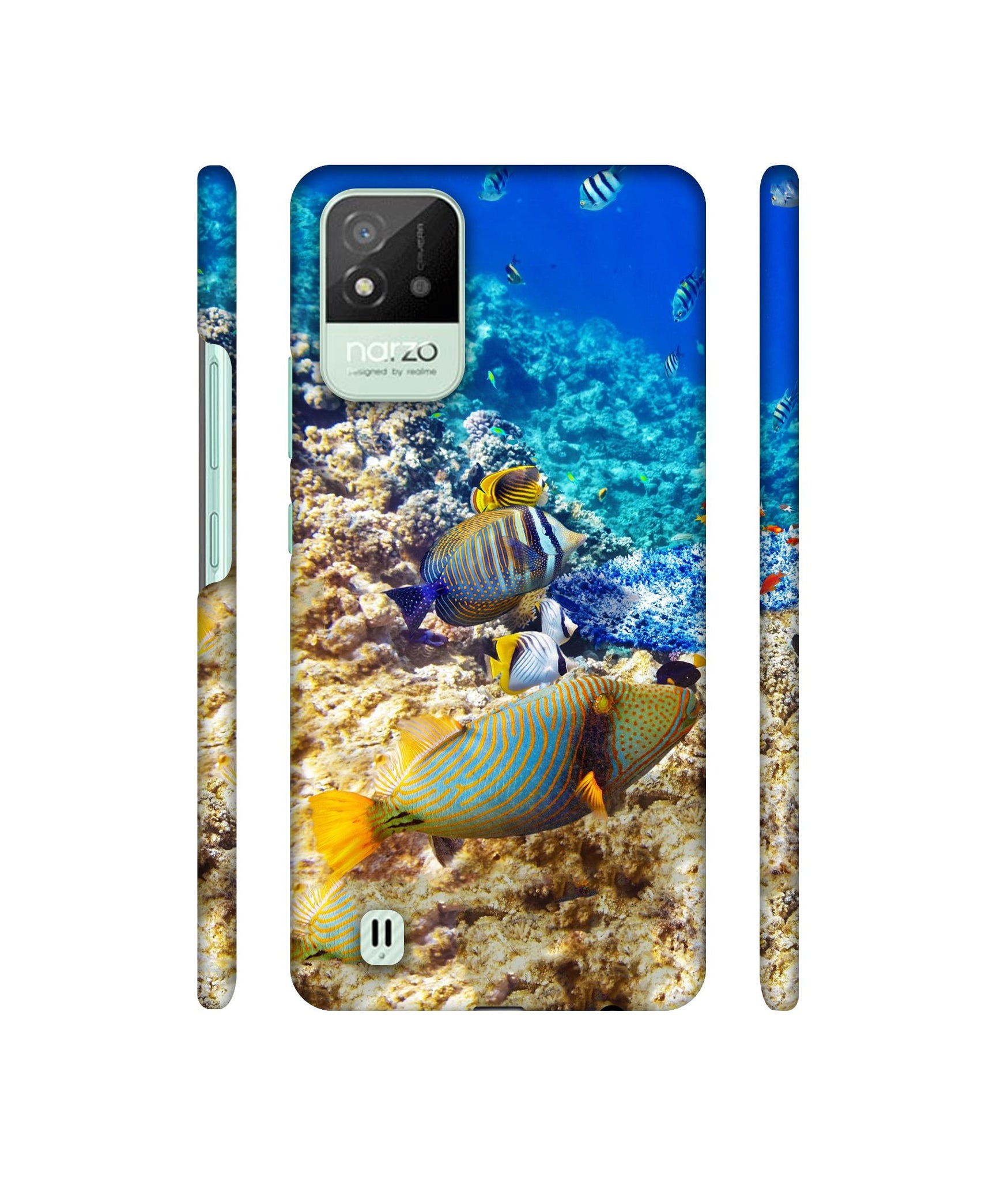 Underwater World Designer Hard Back Cover for Realme Narzo 50i