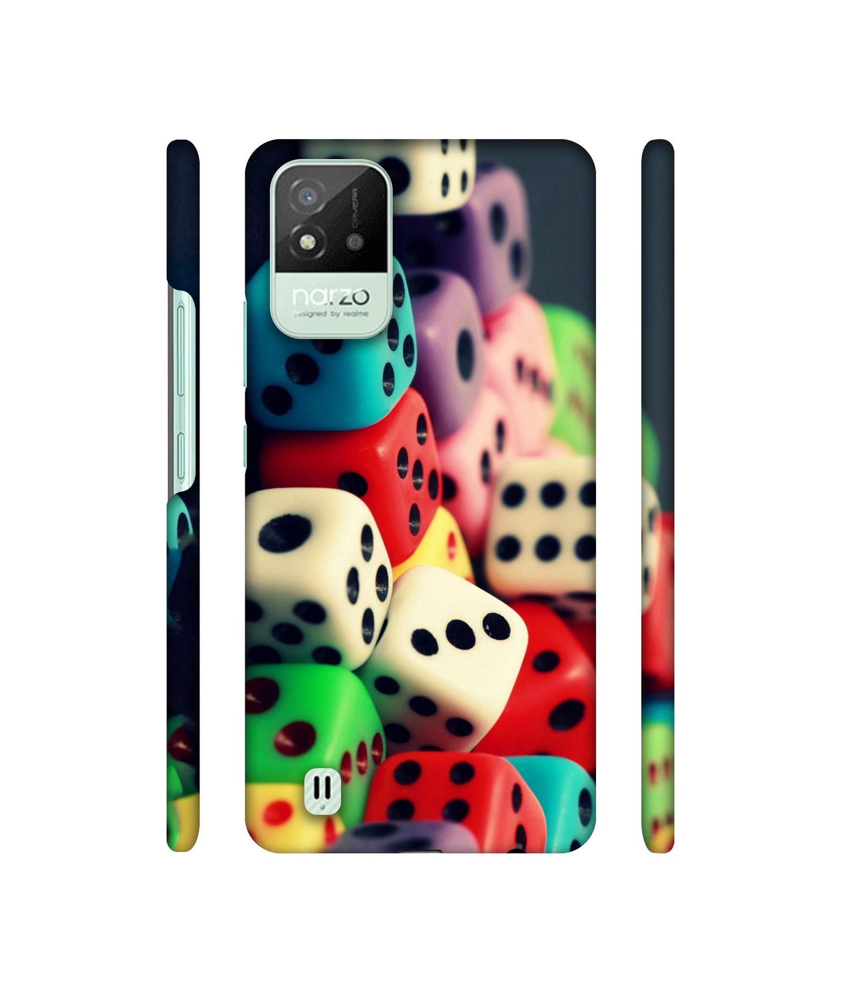 Dice Designer Hard Back Cover for Realme Narzo 50i