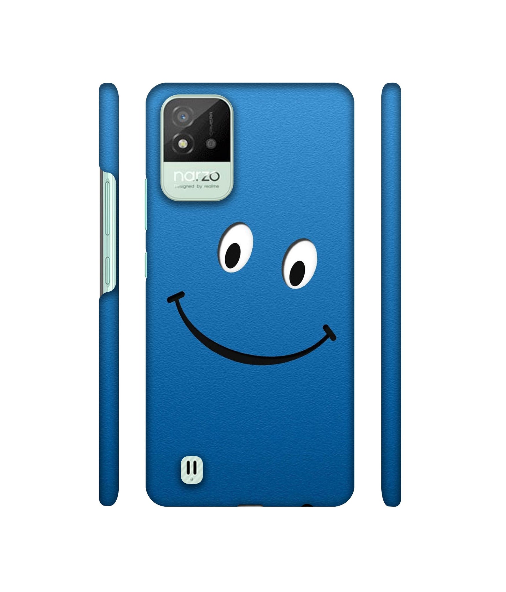 Happy Designer Hard Back Cover for Realme Narzo 50i