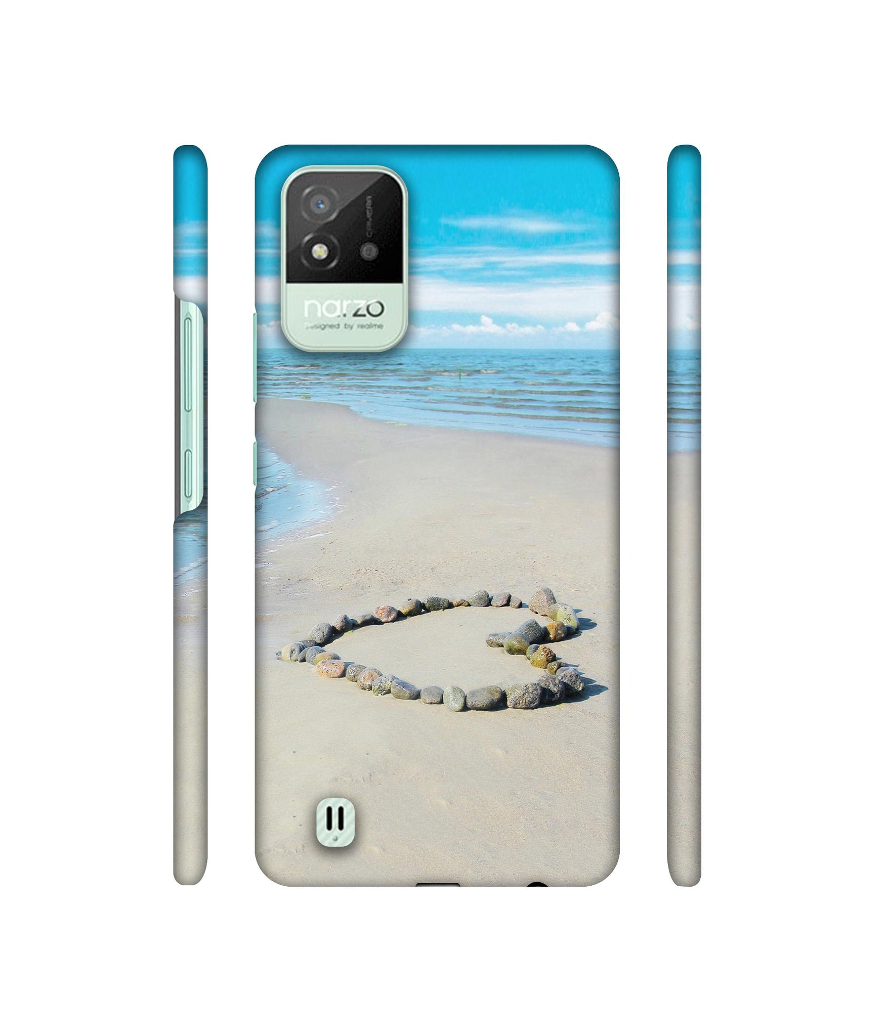 Stone Love Designer Hard Back Cover for Realme Narzo 50i