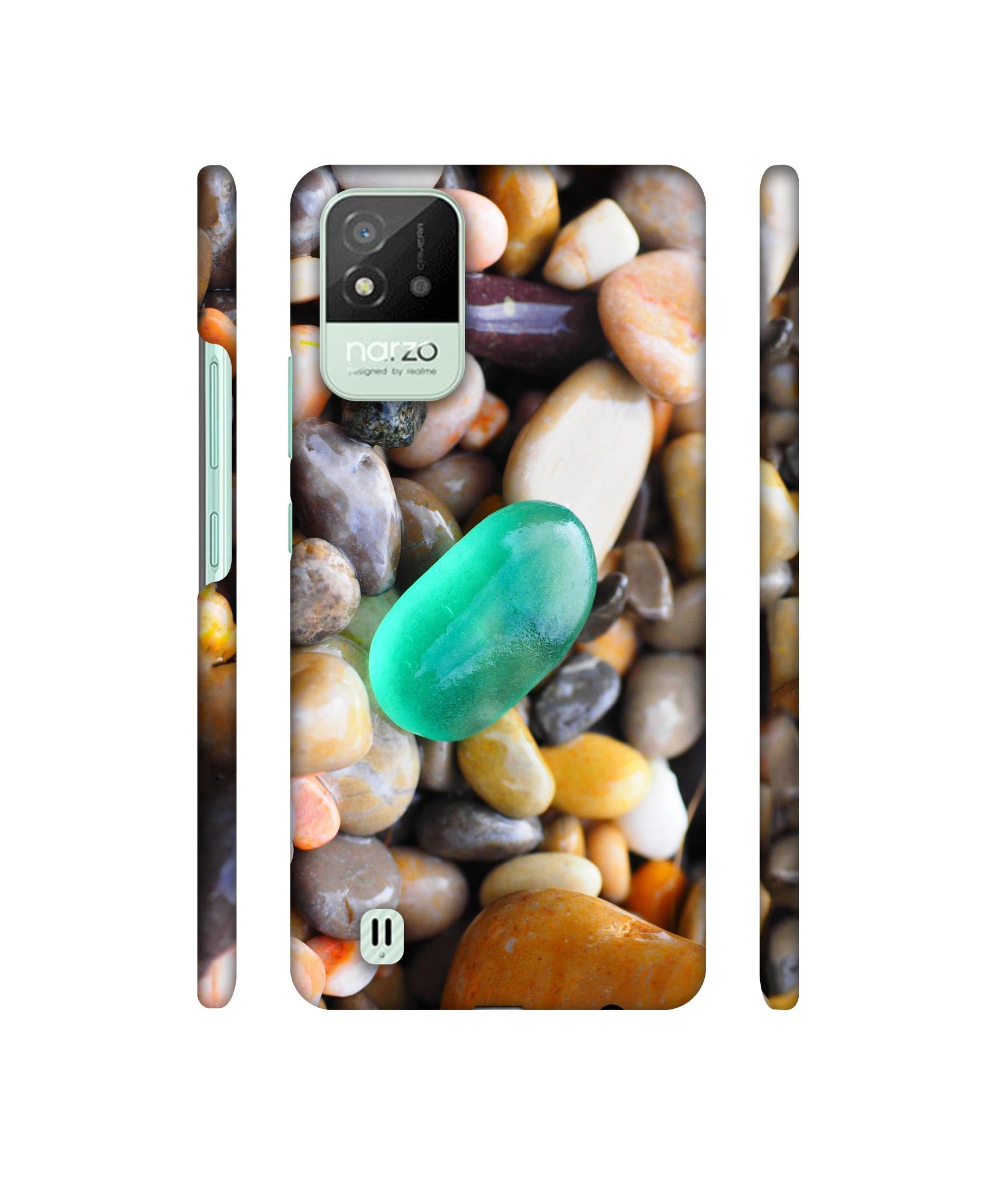 Sea Stones Designer Hard Back Cover for Realme Narzo 50i