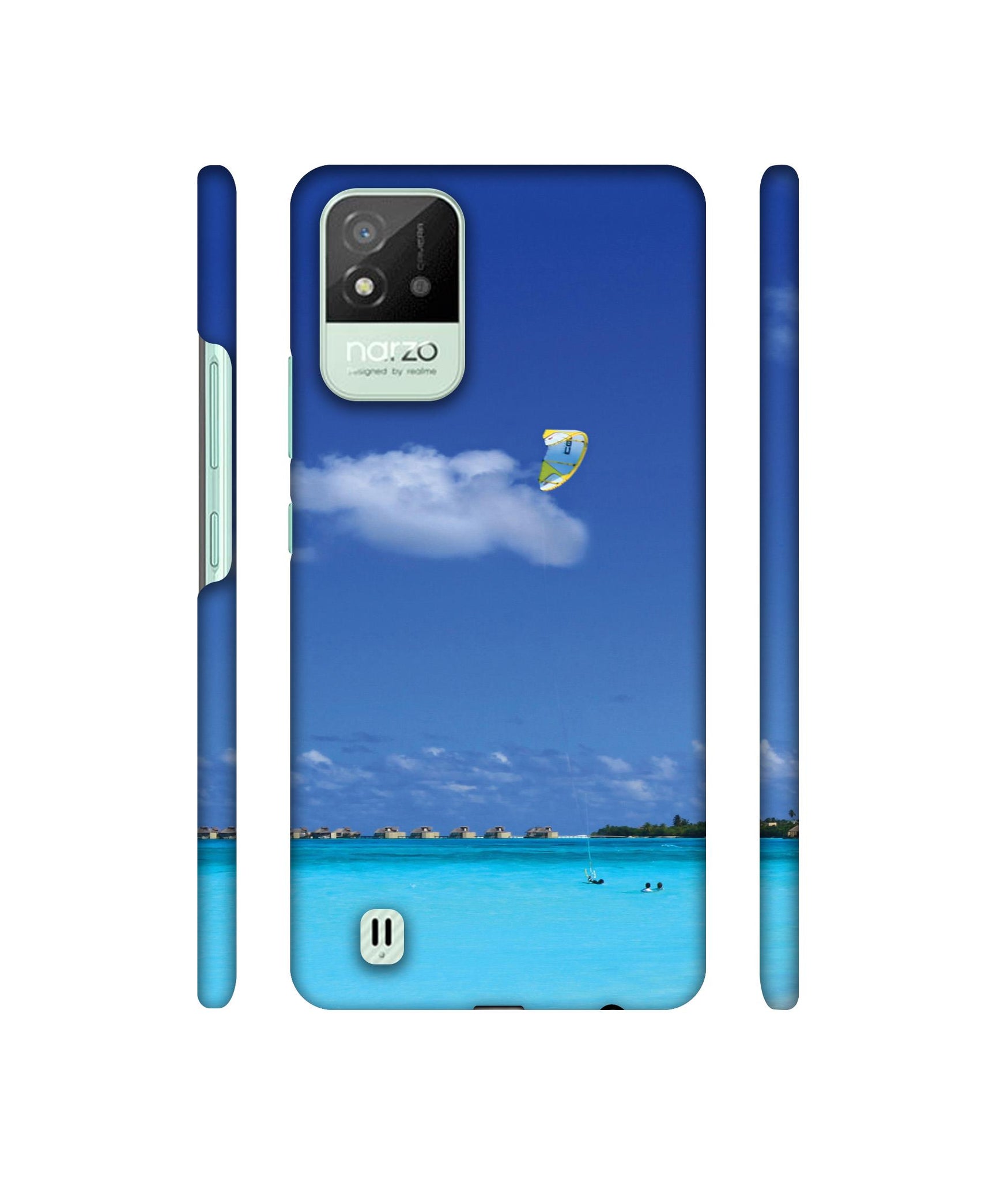 Maldivies Ocean Designer Hard Back Cover for Realme Narzo 50i