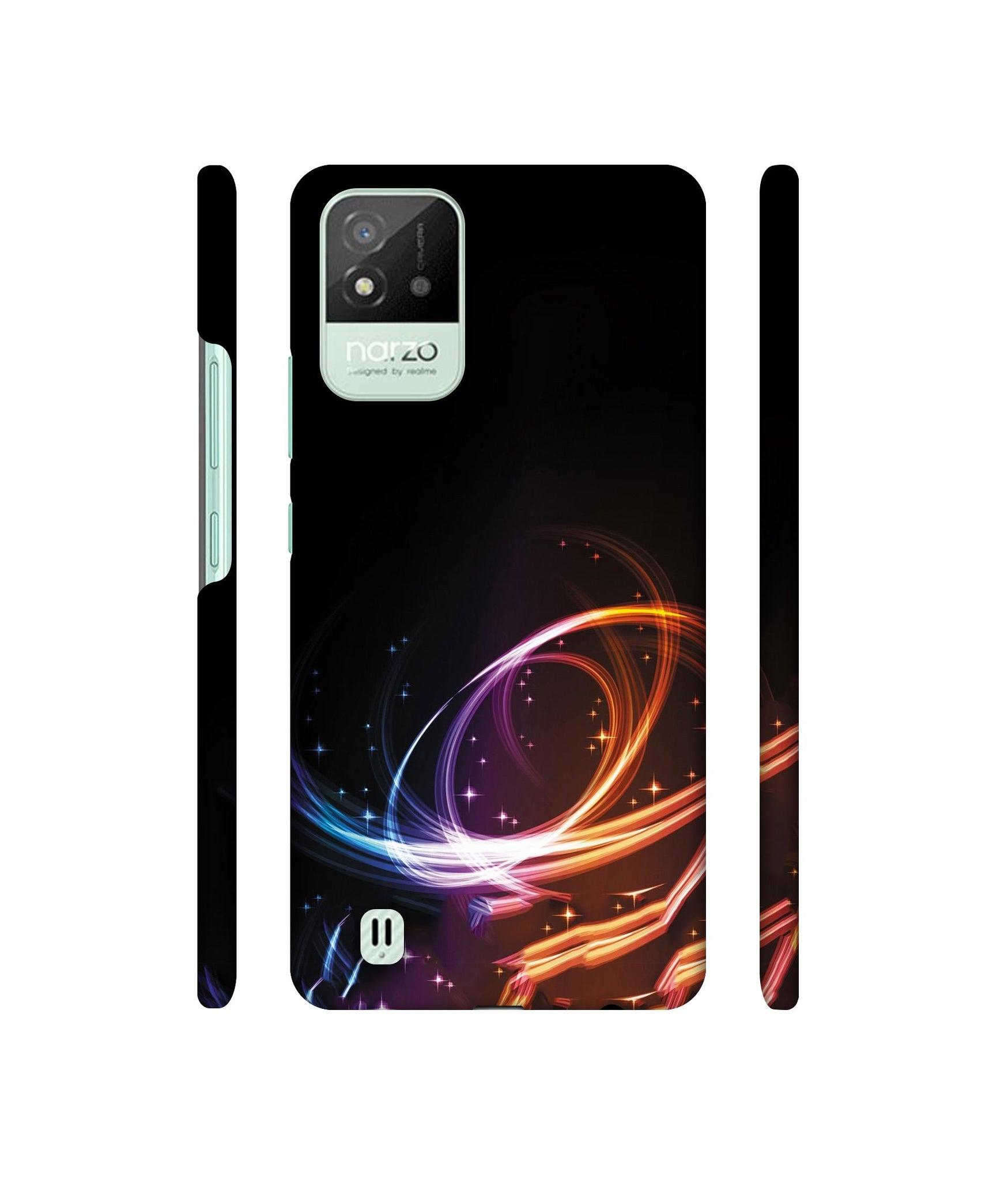 Abstract Background Designer Hard Back Cover for Realme Narzo 50i