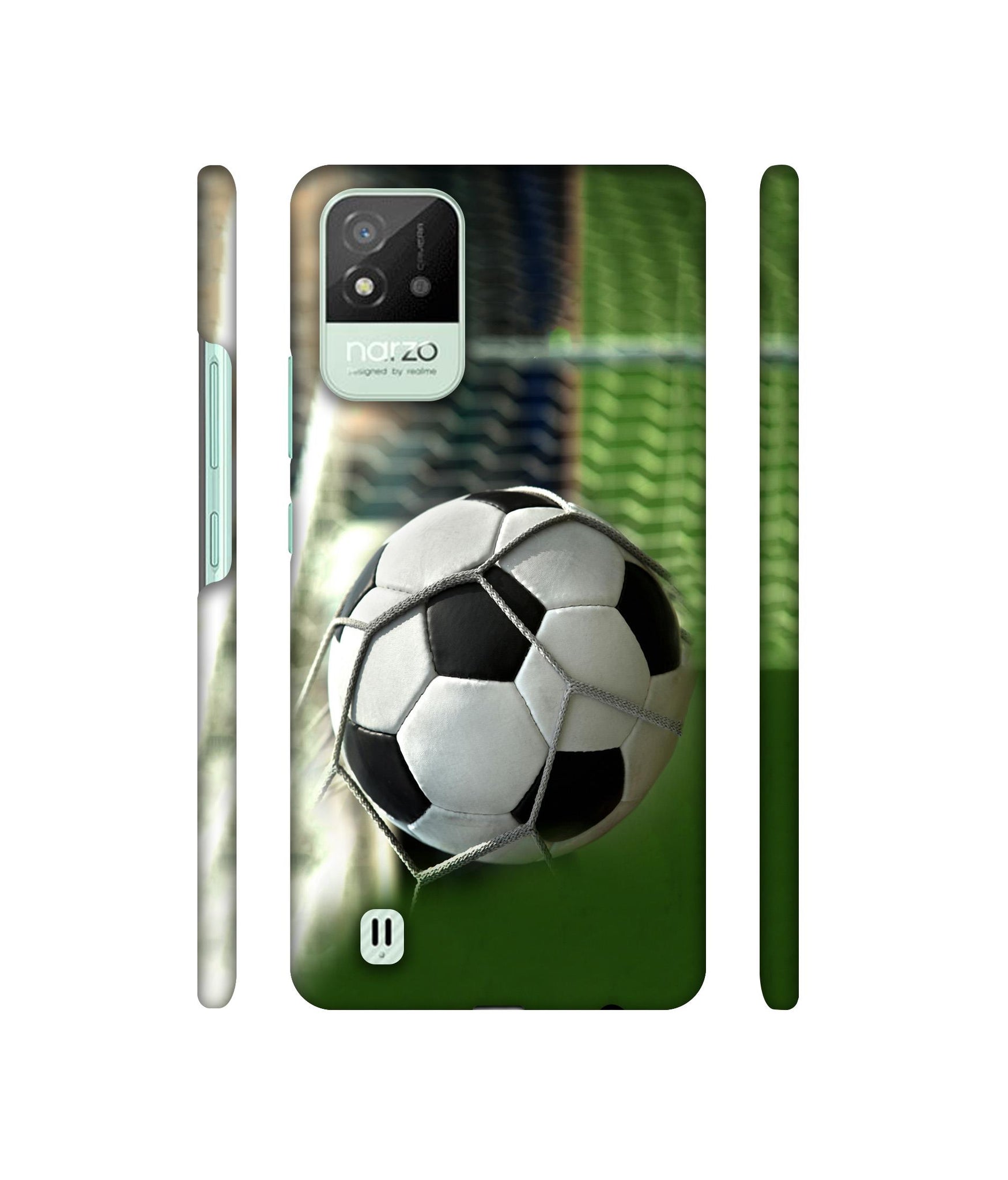 Football Designer Hard Back Cover for Realme Narzo 50i