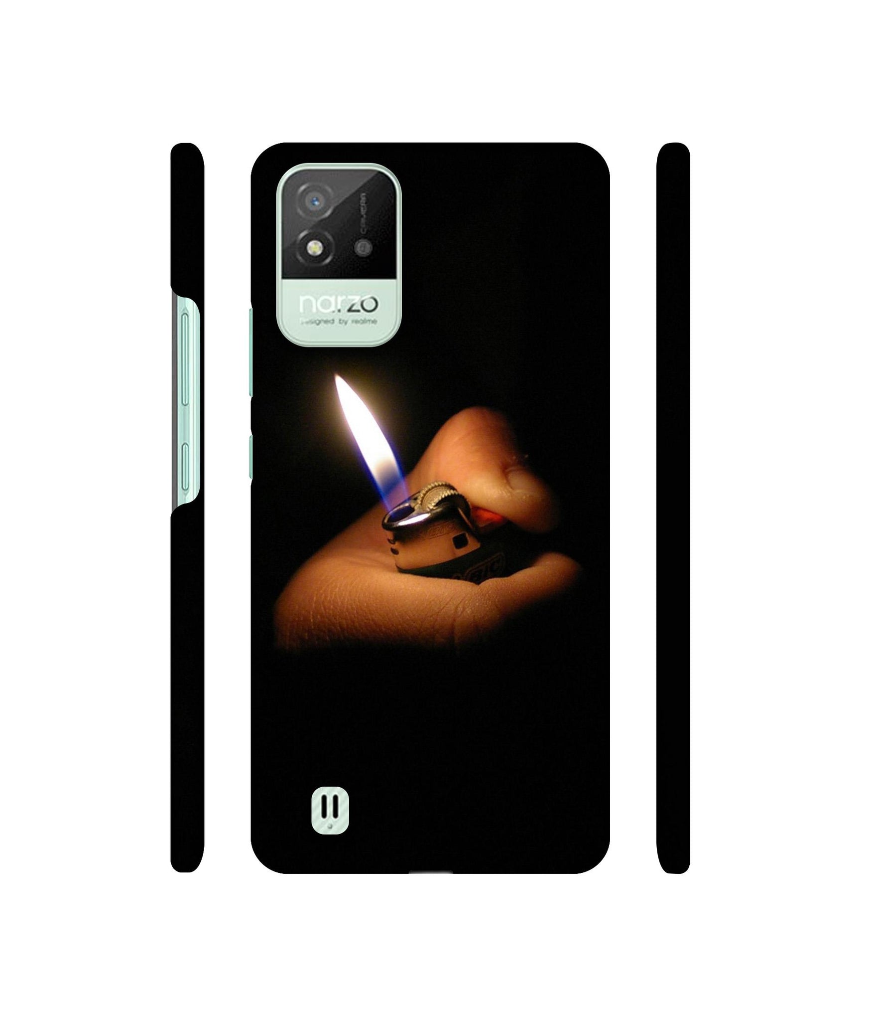 Lighter Flames Designer Hard Back Cover for Realme Narzo 50i