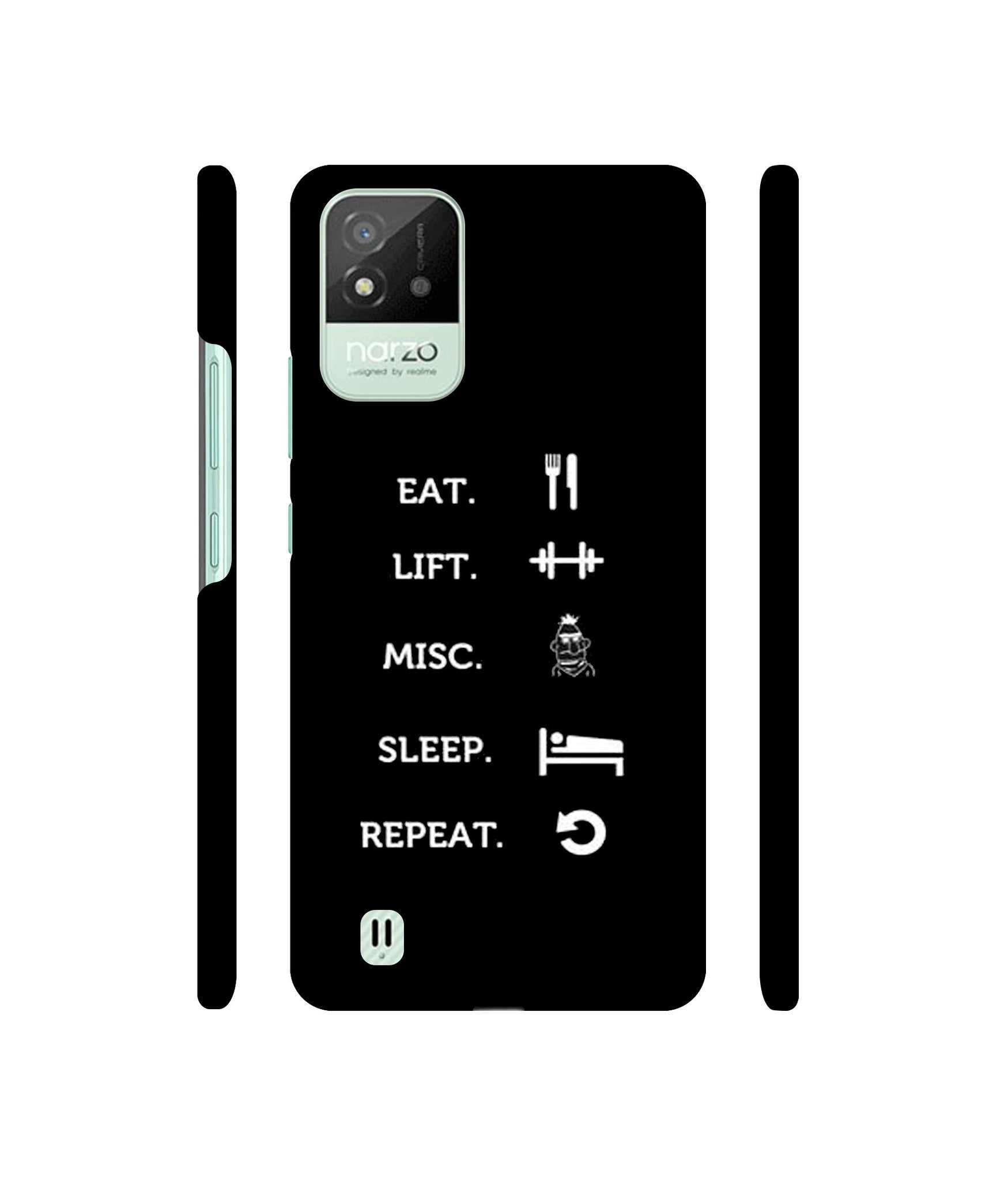 Life Tool Quote Designer Hard Back Cover for Realme Narzo 50i