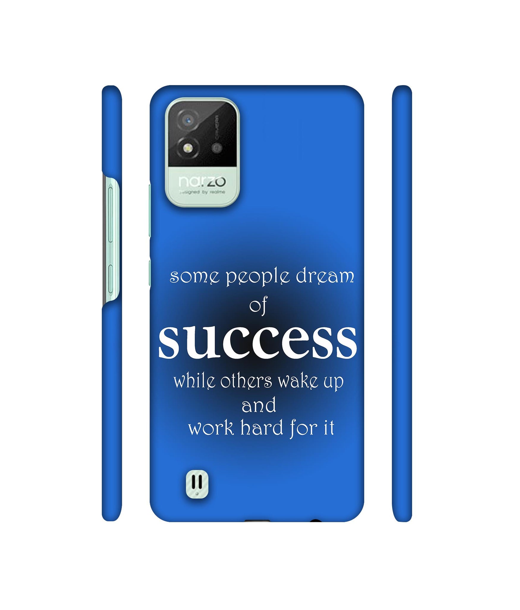 Success Motivational Designer Hard Back Cover for Realme Narzo 50i