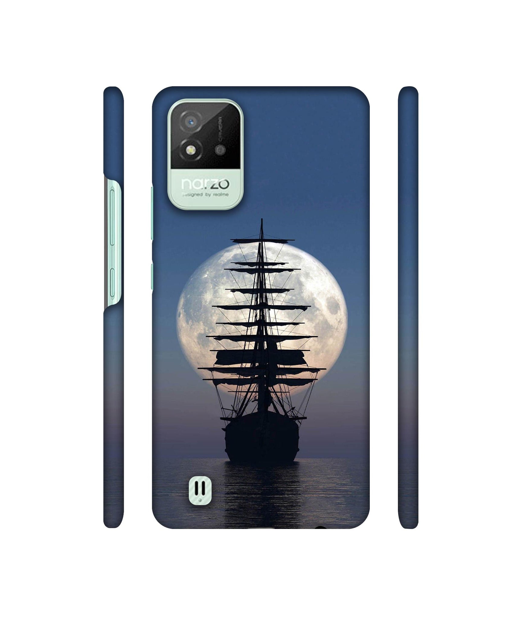 Sea Sunset Designer Hard Back Cover for Realme Narzo 50i