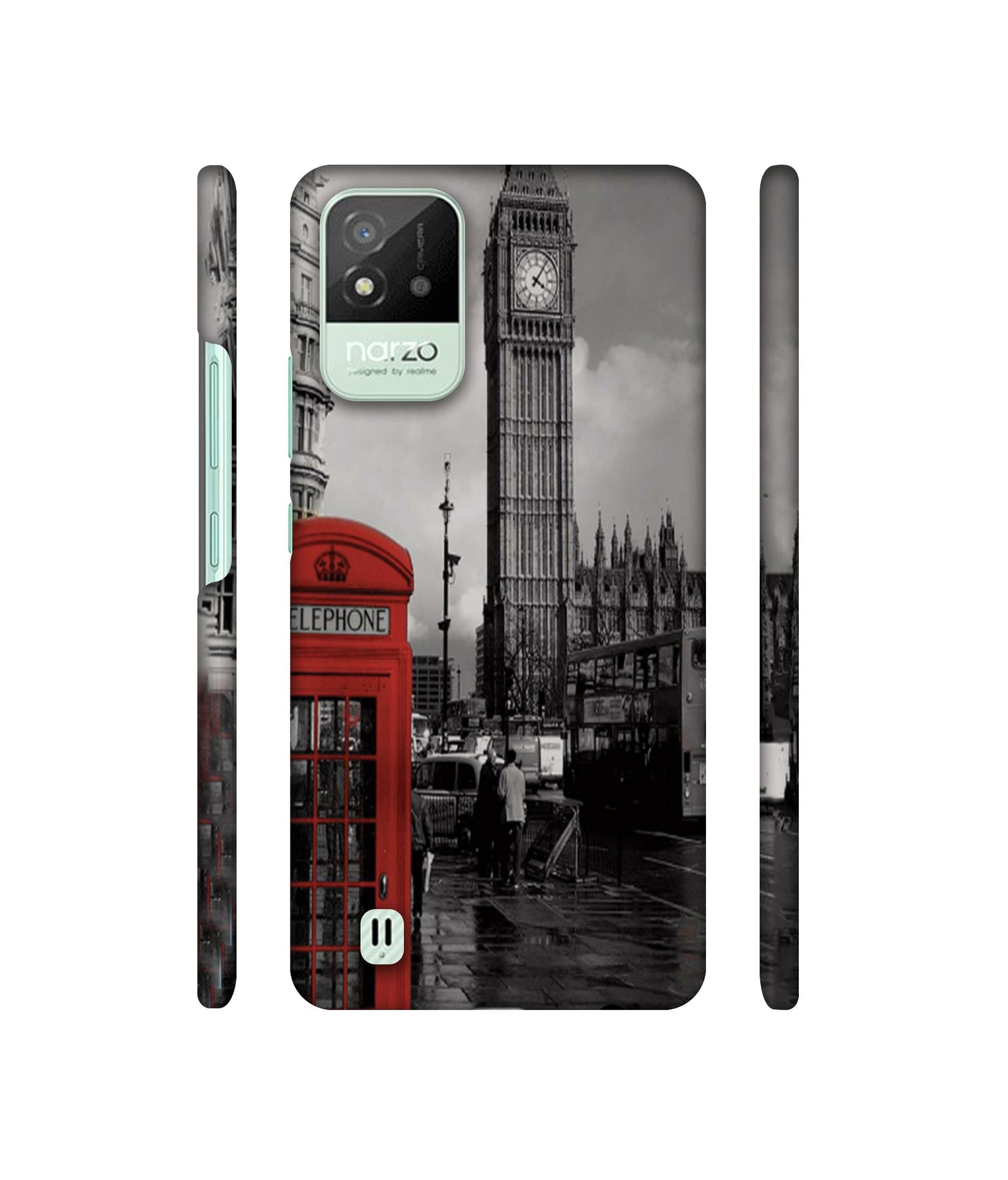 London Theme Designer Hard Back Cover for Realme Narzo 50i