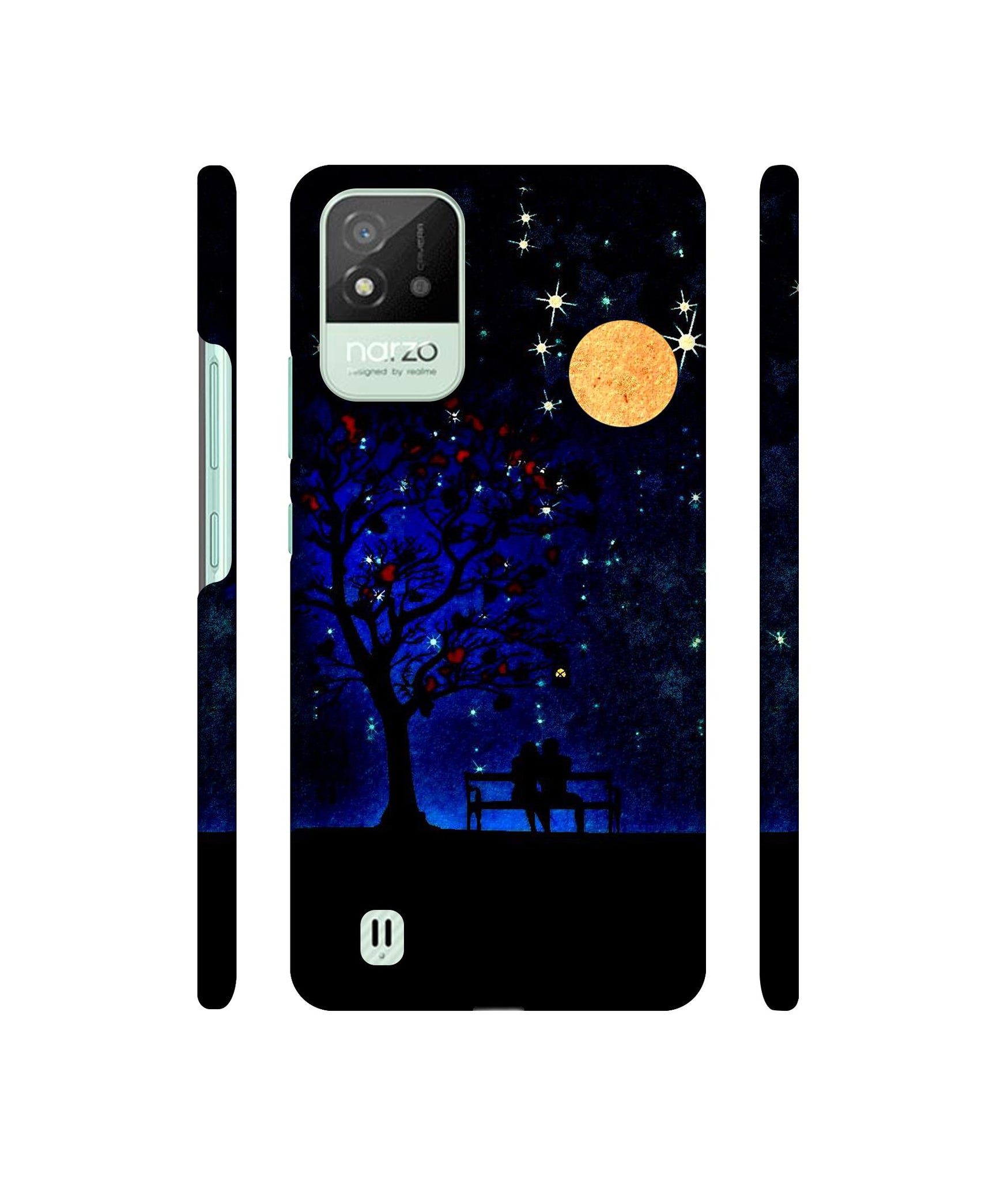 Blue Sky Designer Hard Back Cover for Realme Narzo 50i