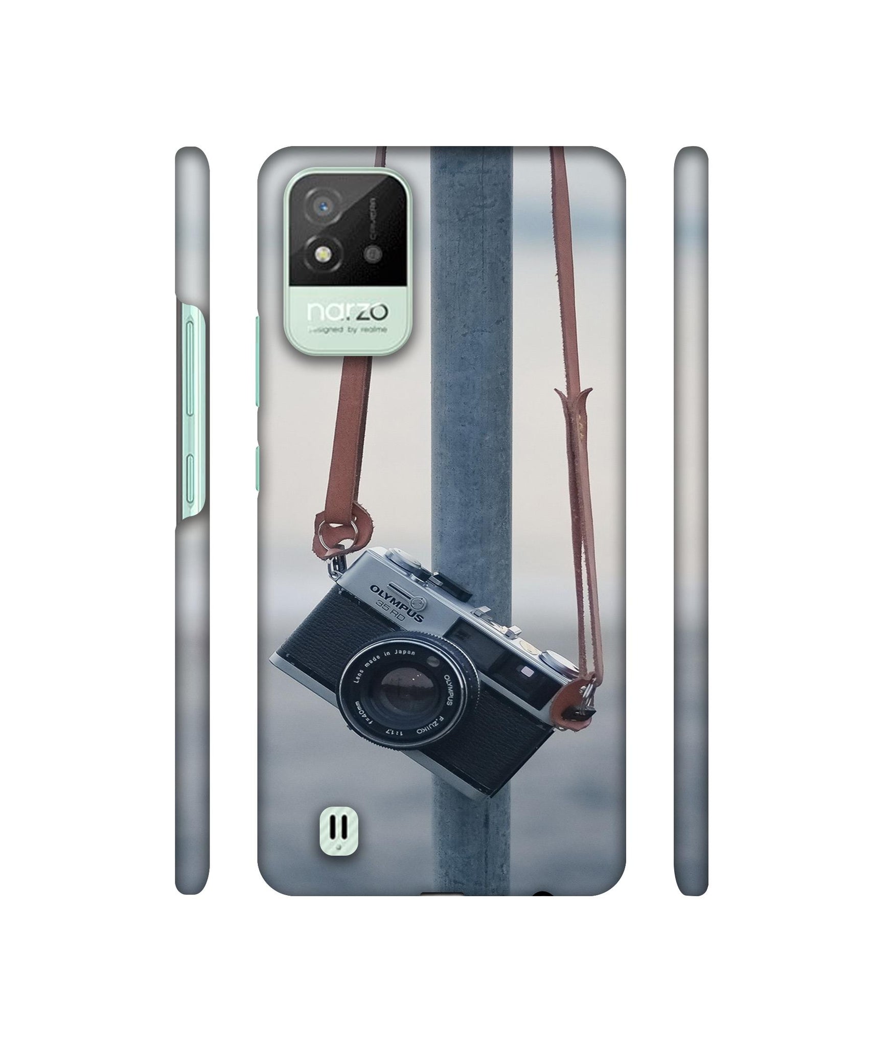 Camera Designer Hard Back Cover for Realme Narzo 50i