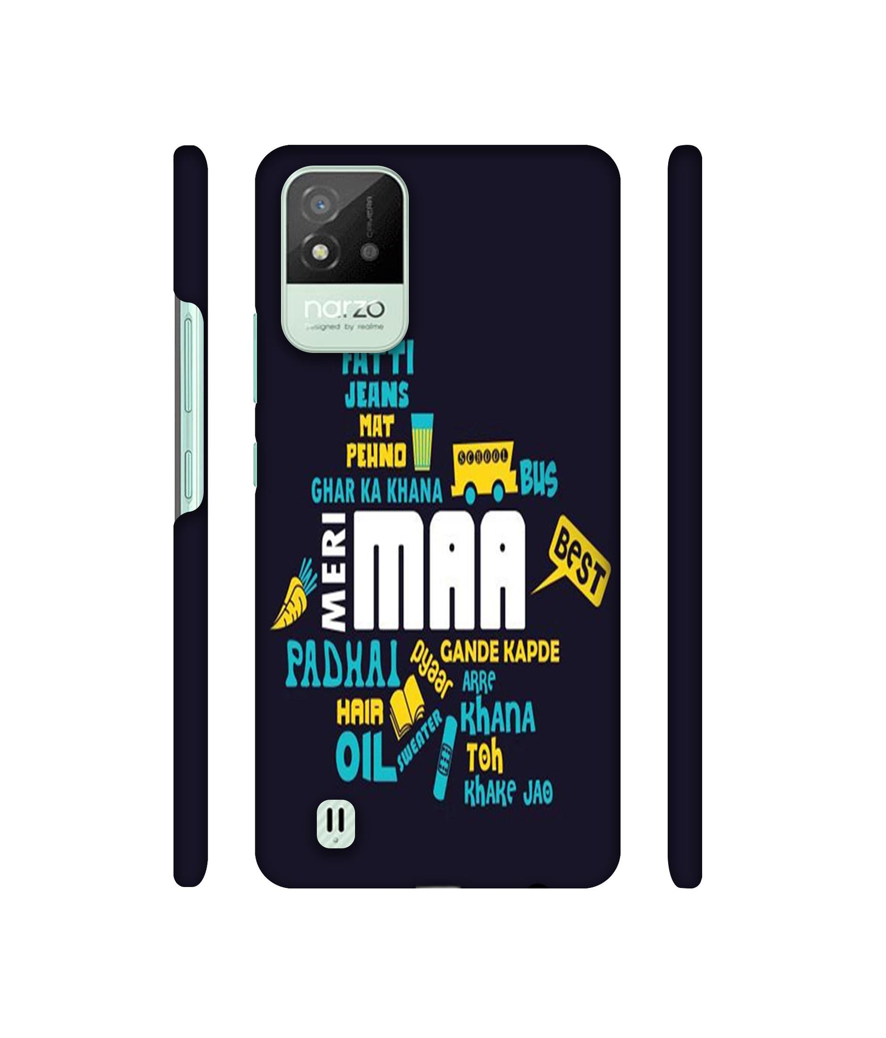 Maa Designer Hard Back Cover for Realme Narzo 50i