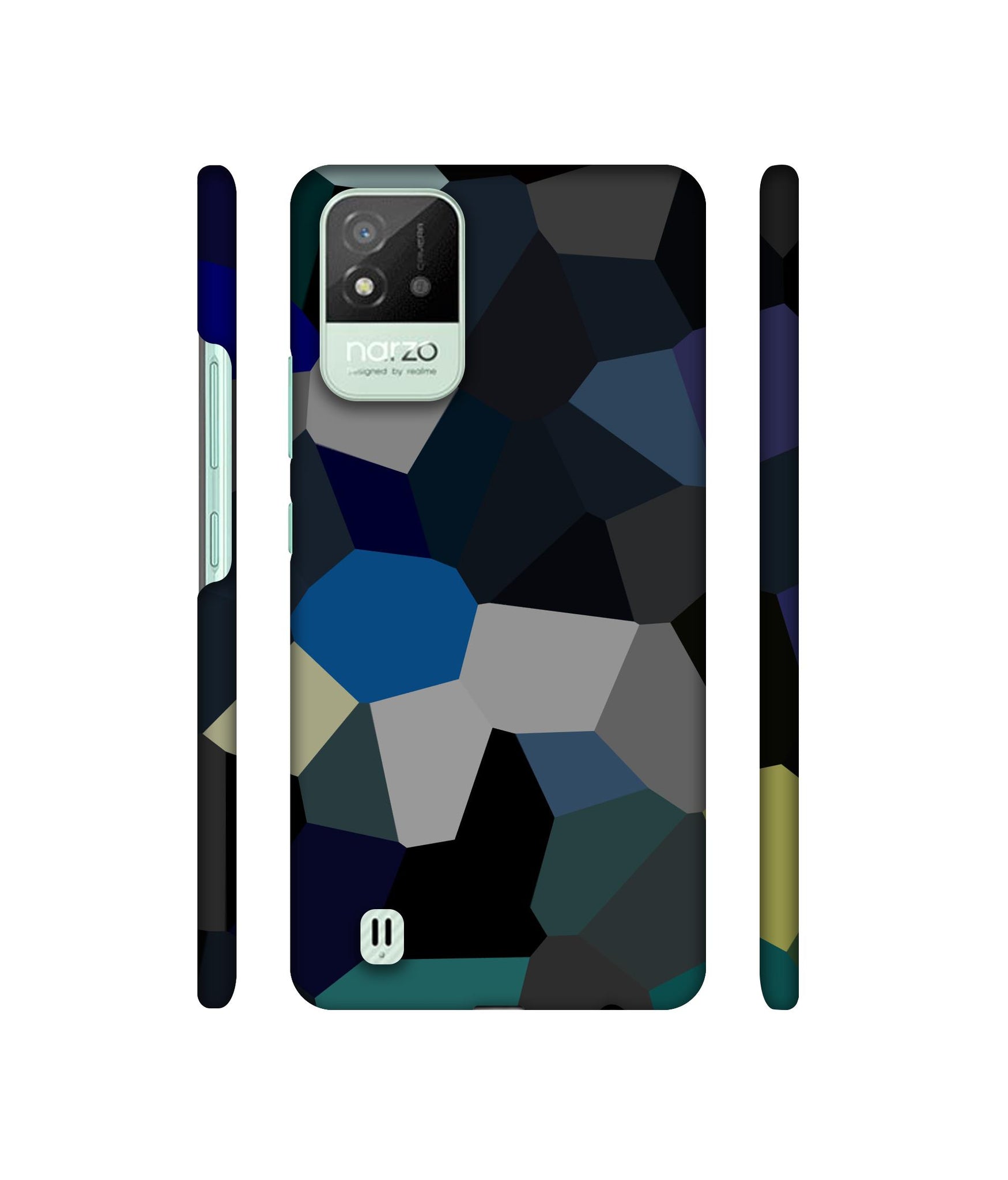 Mathematical Shape Designer Hard Back Cover for Realme Narzo 50i