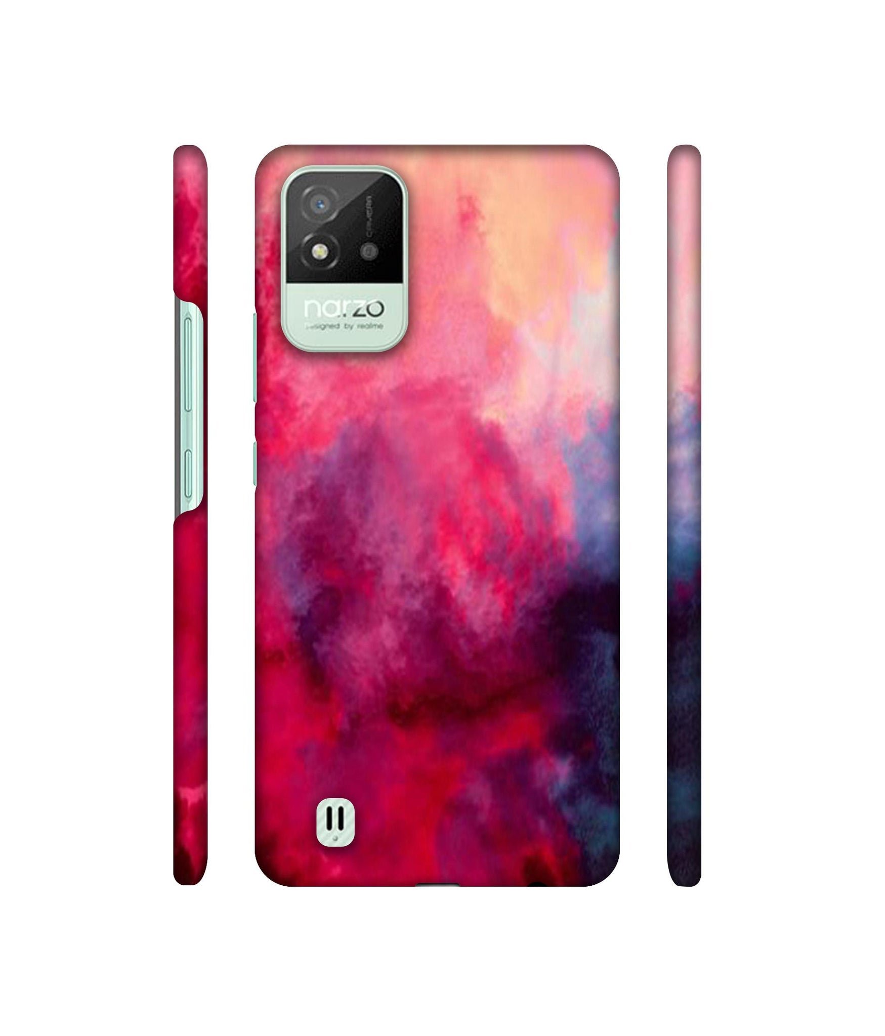 Holi Color Designer Hard Back Cover for Realme Narzo 50i