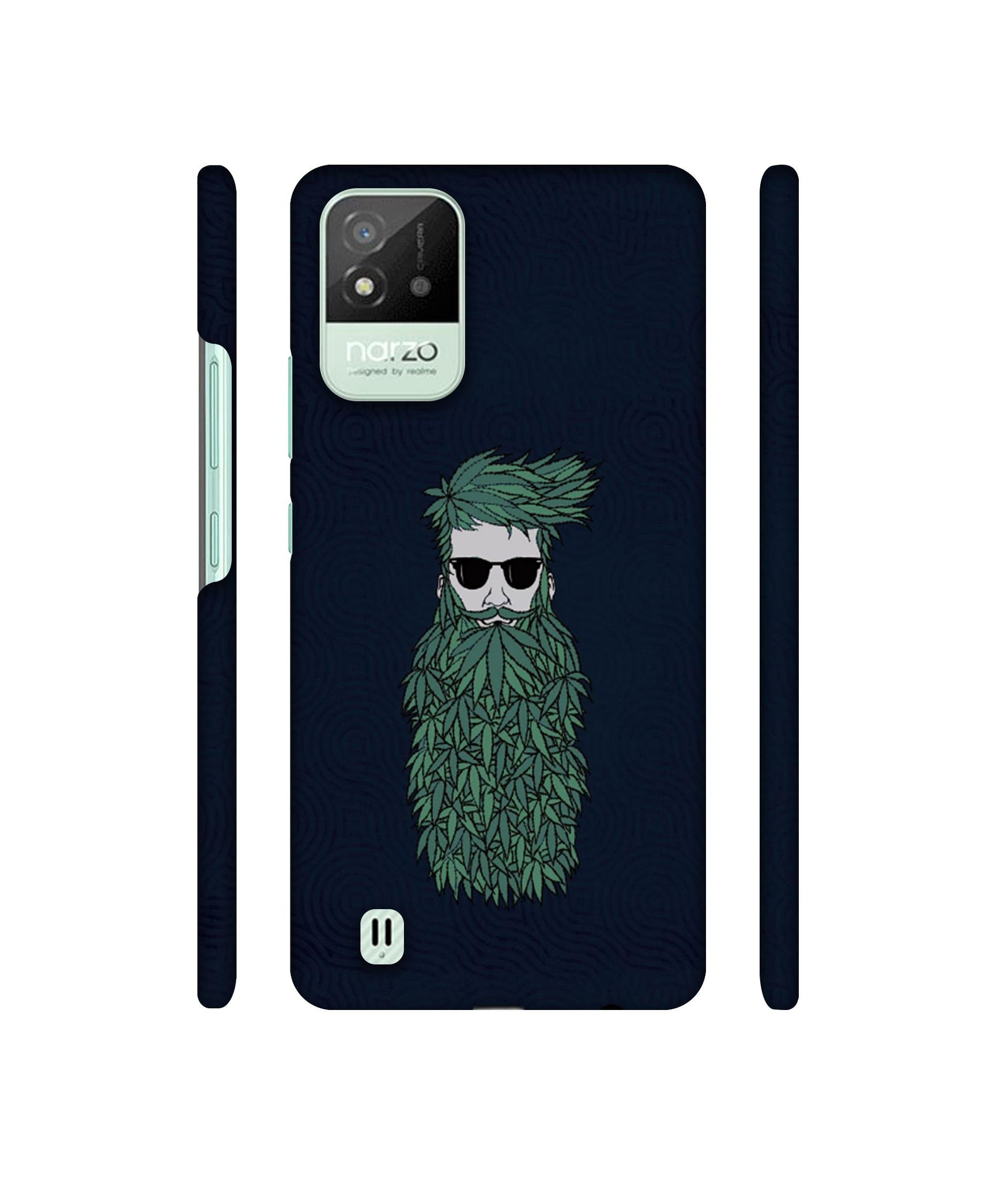 Beard Man Designer Hard Back Cover for Realme Narzo 50i