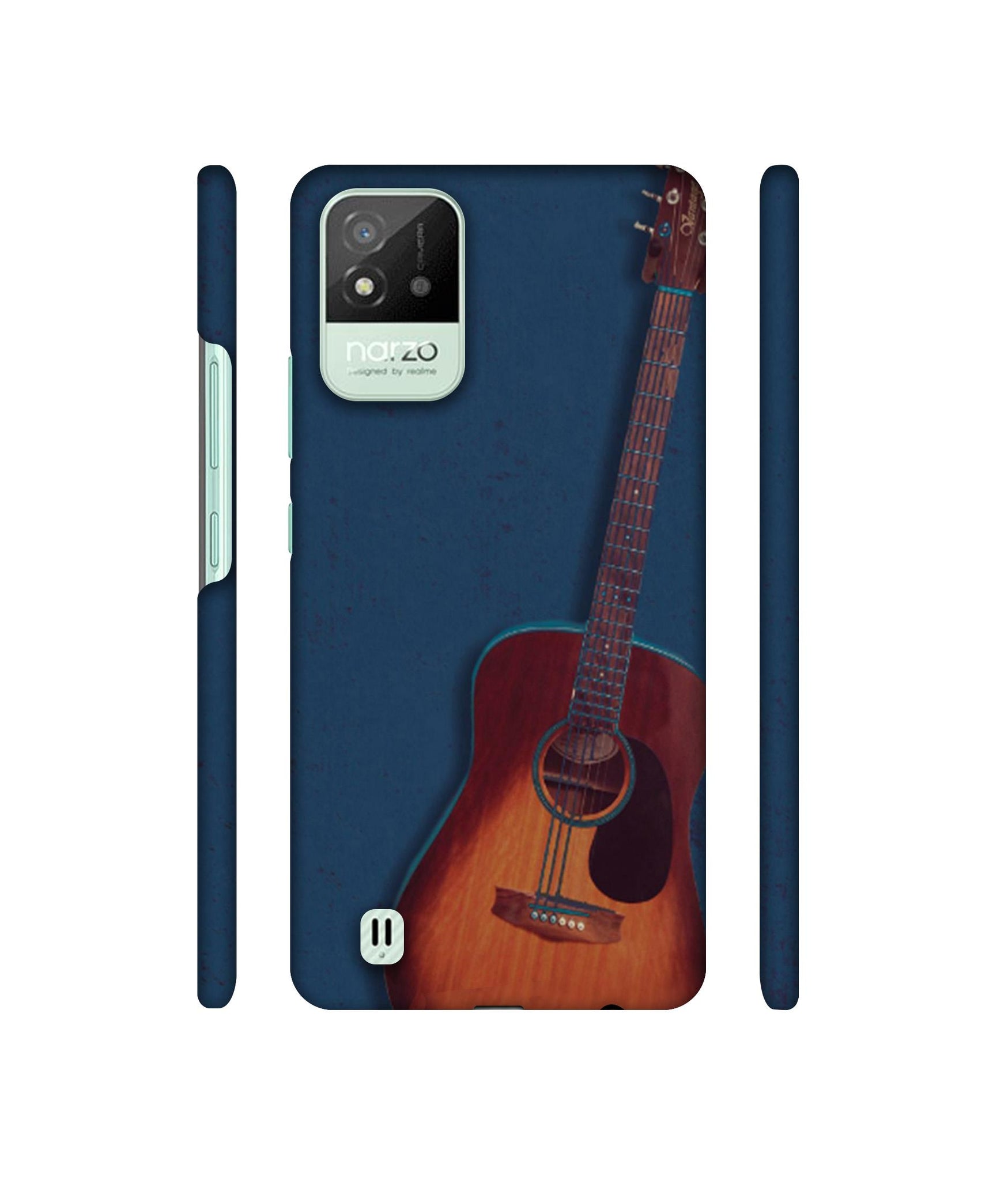 Guitar Designer Hard Back Cover for Realme Narzo 50i