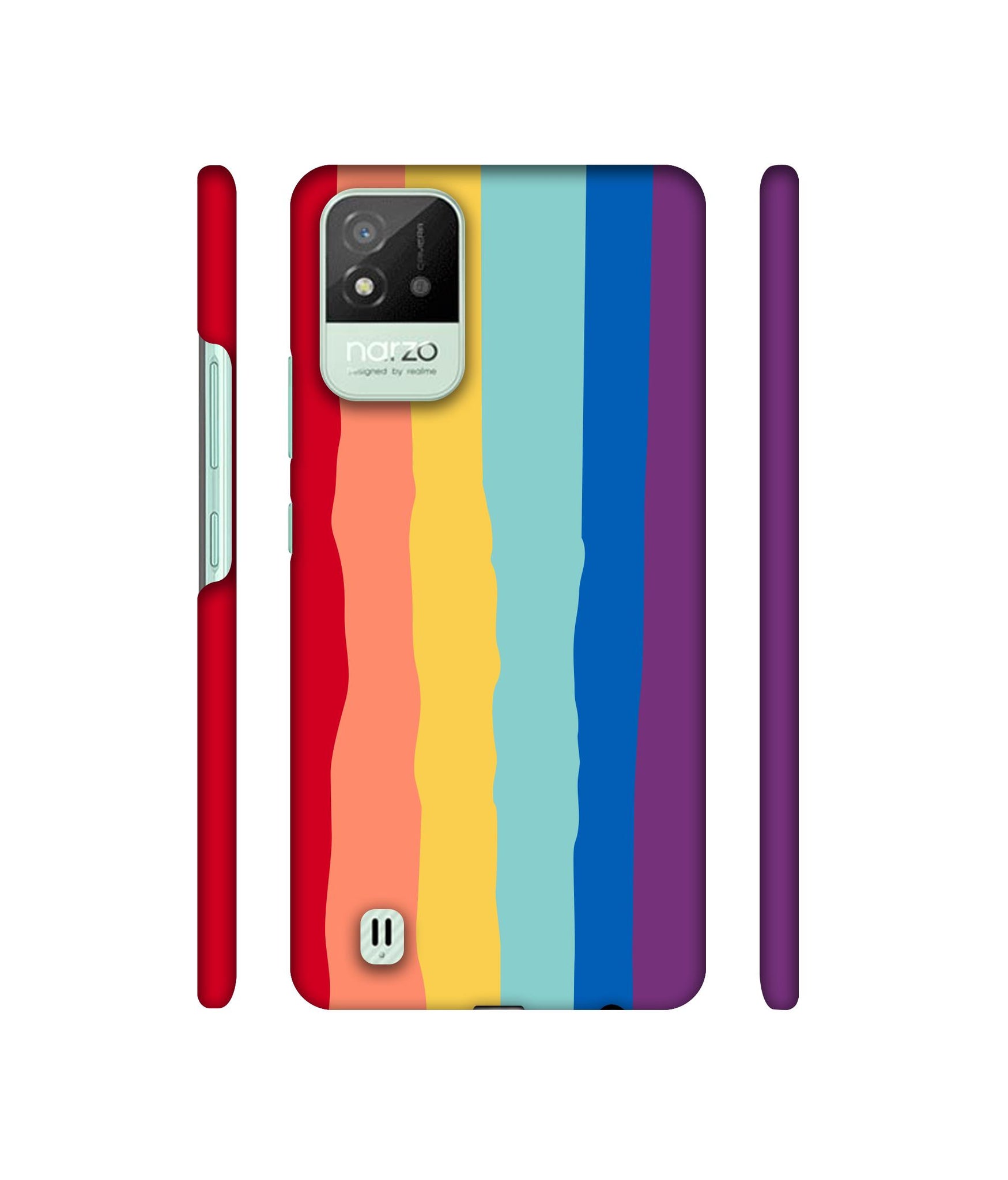 Rainbow1 Designer Hard Back Cover for Realme Narzo 50i