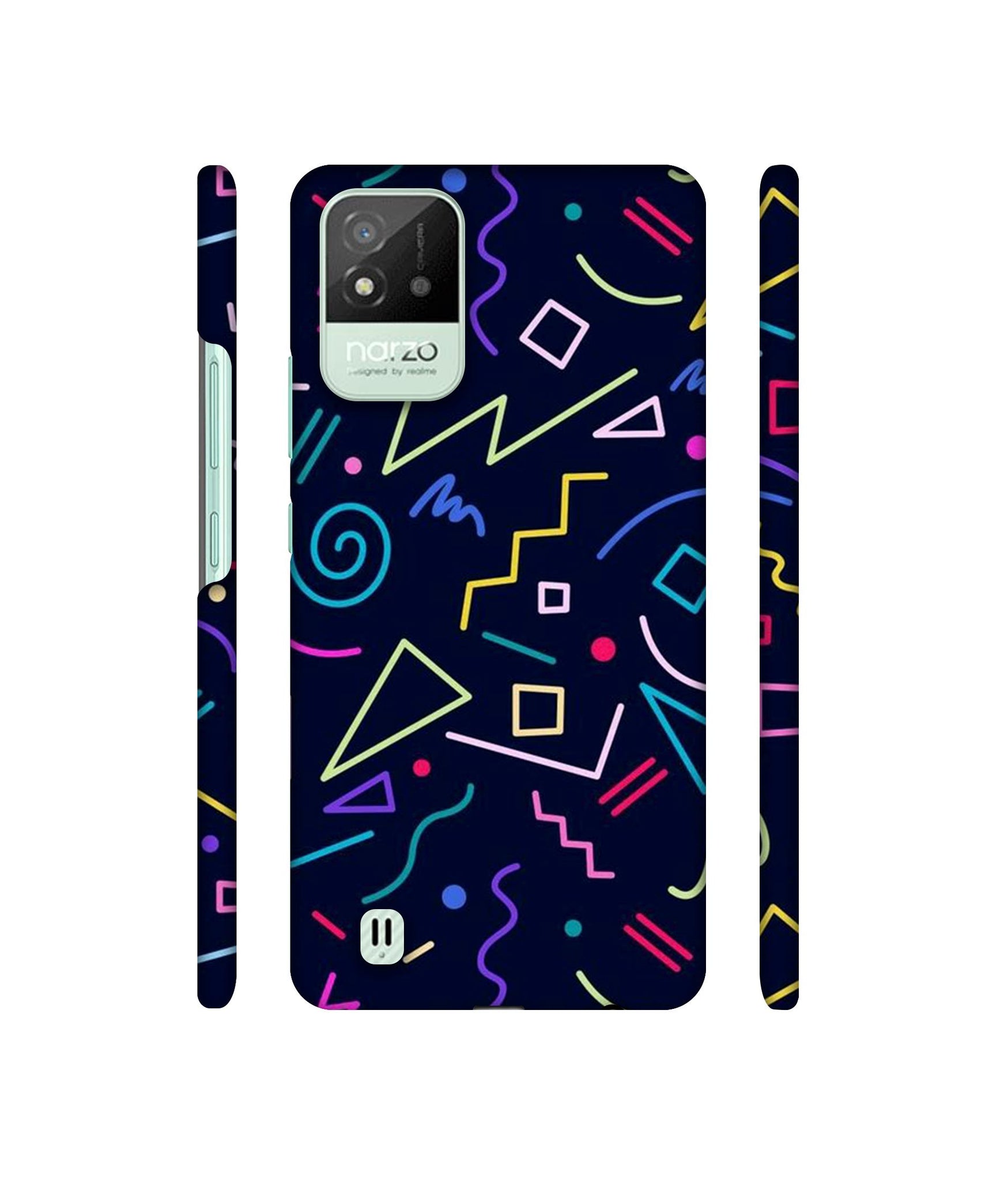 Sings Illustrator Designer Hard Back Cover for Realme Narzo 50i