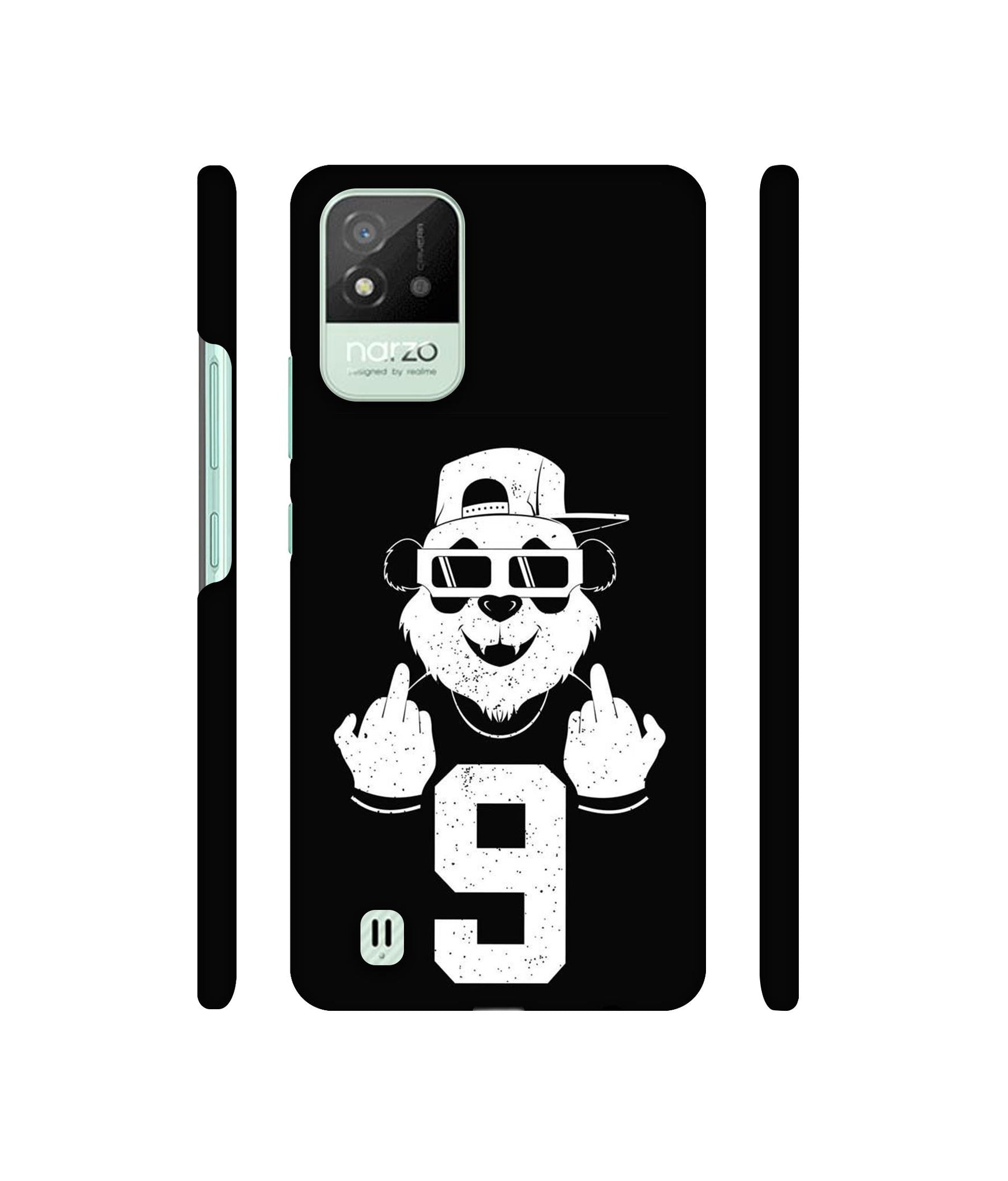 Nine Number Designer Hard Back Cover for Realme Narzo 50i