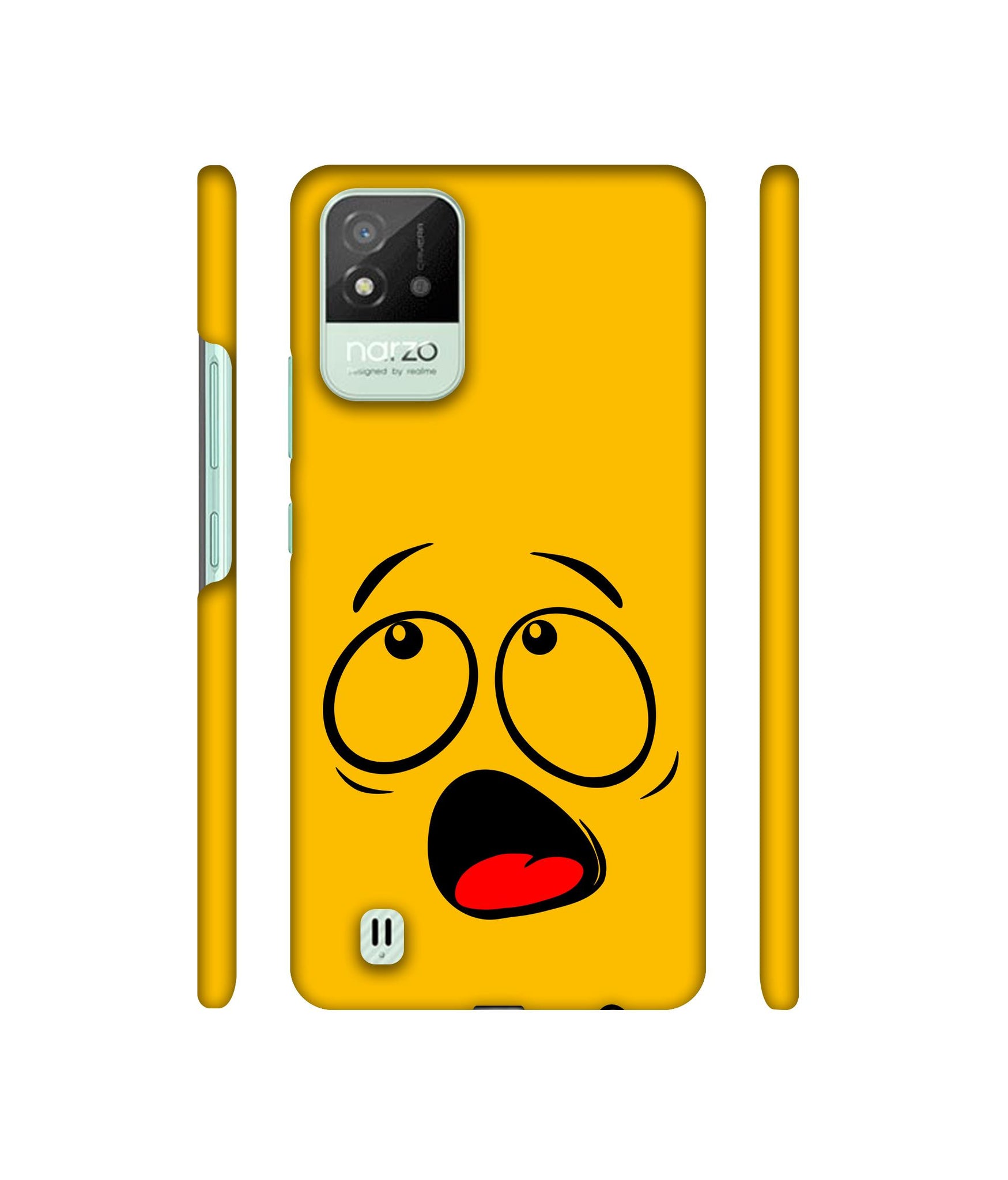 Scary Face Designer Hard Back Cover for Realme Narzo 50i