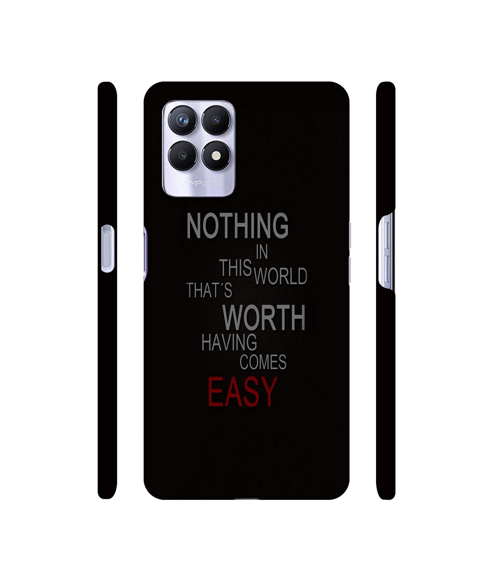 Life Quotes Designer Hard Back Cover for Realme 8i