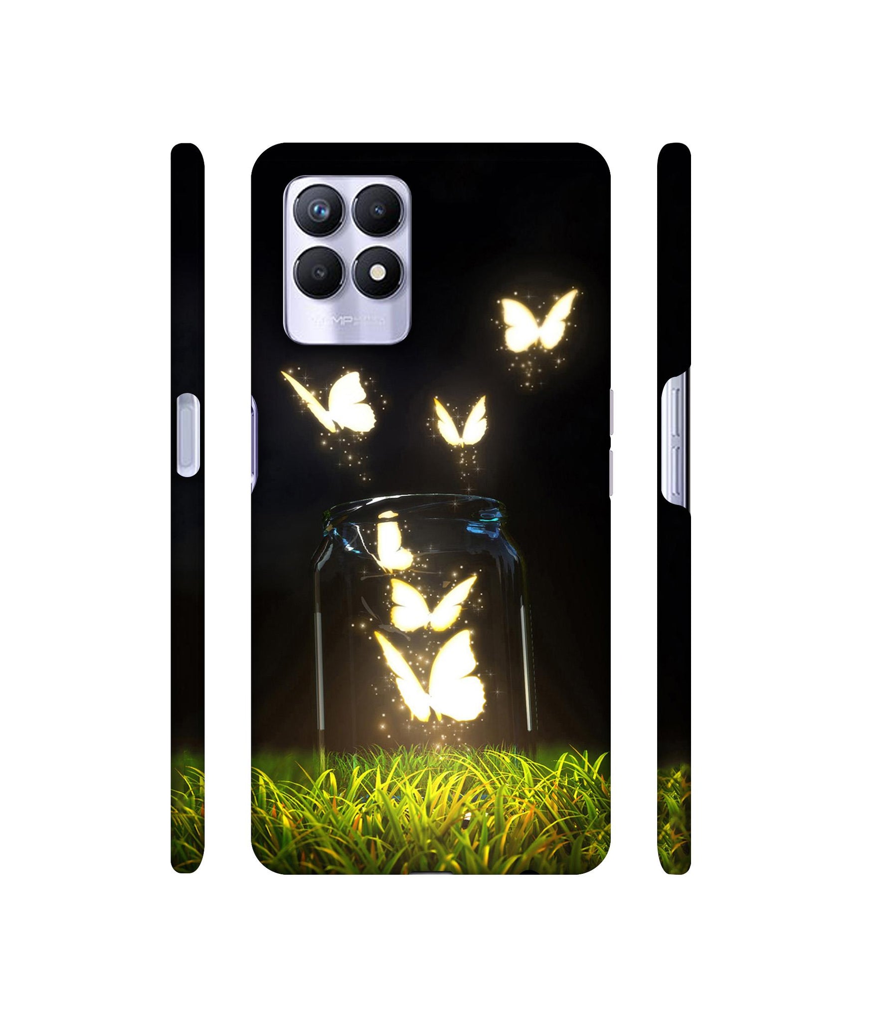 Butterfly Designer Hard Back Cover for Realme 8i