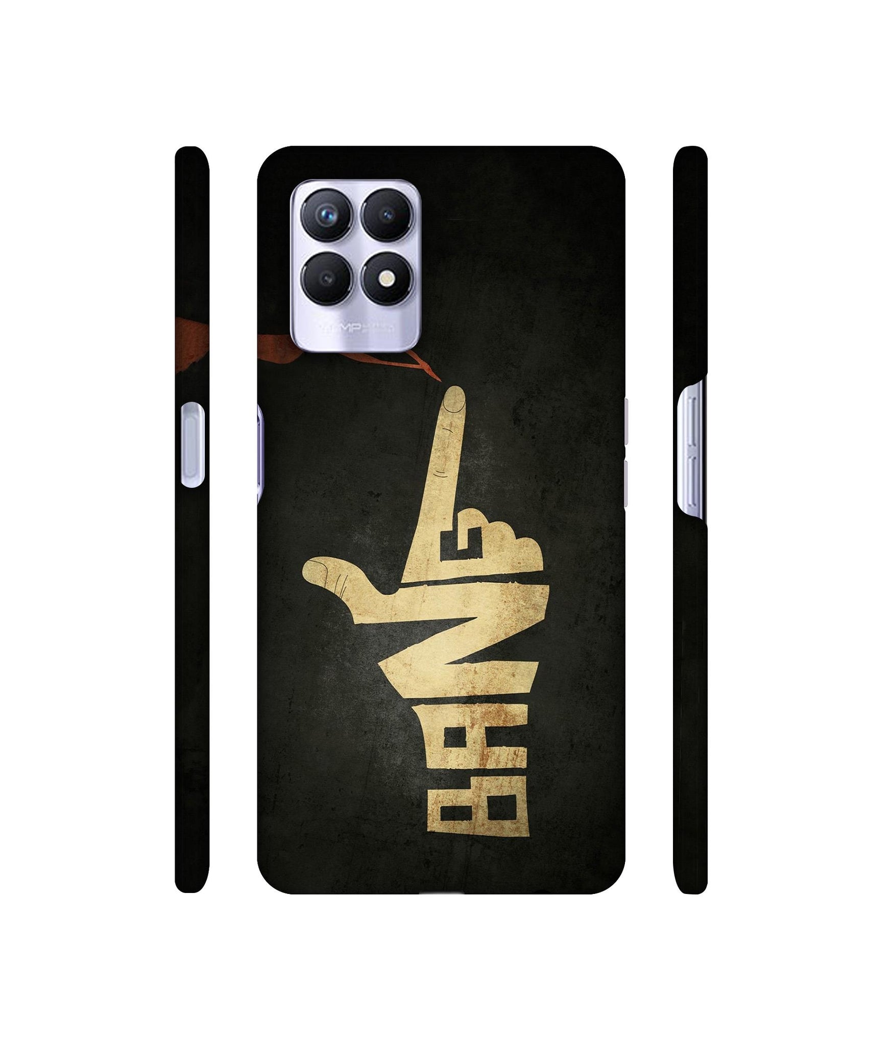 Pointing Designer Hard Back Cover for Realme 8i