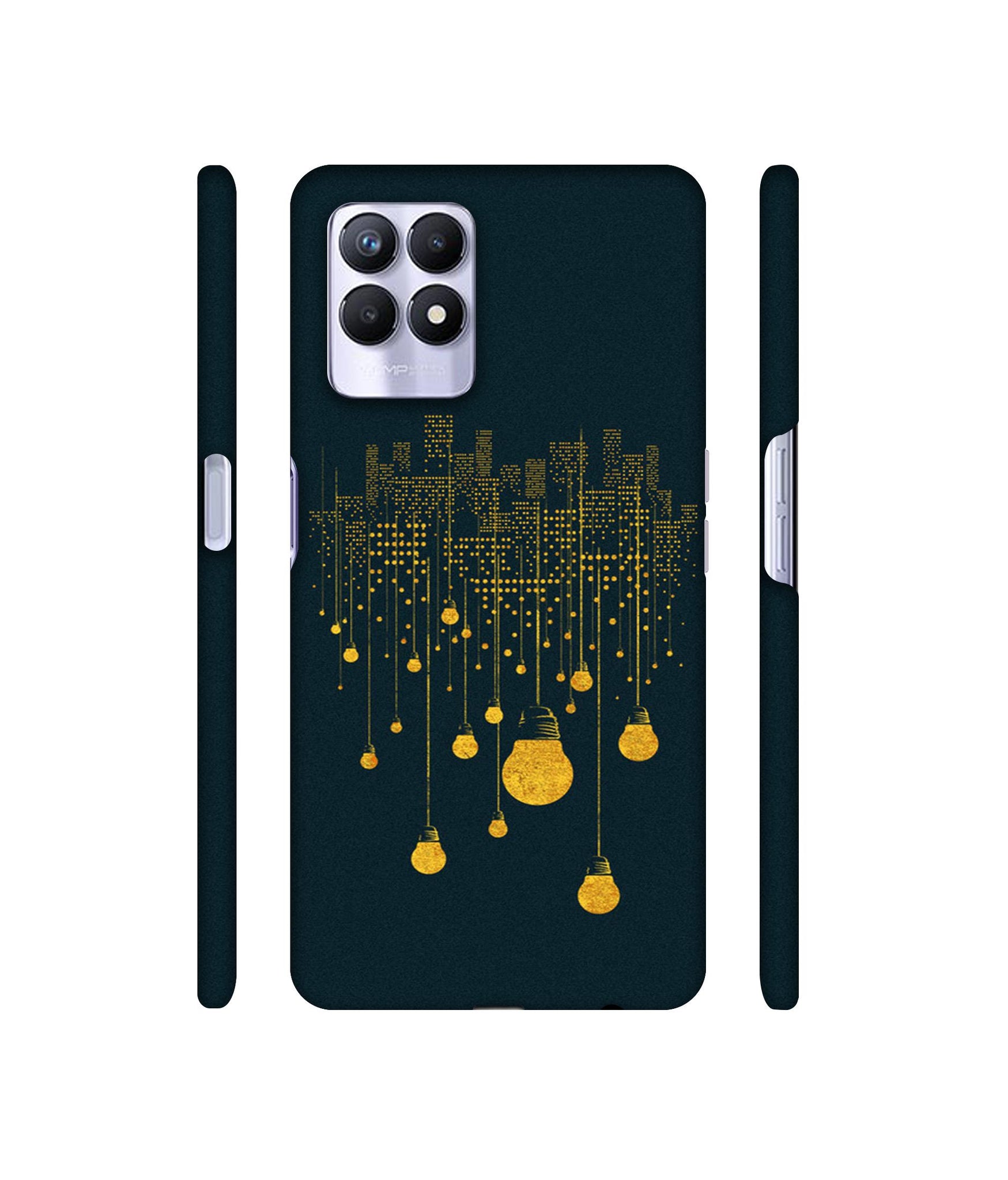 City Light Pattern Designer Hard Back Cover for Realme 8i