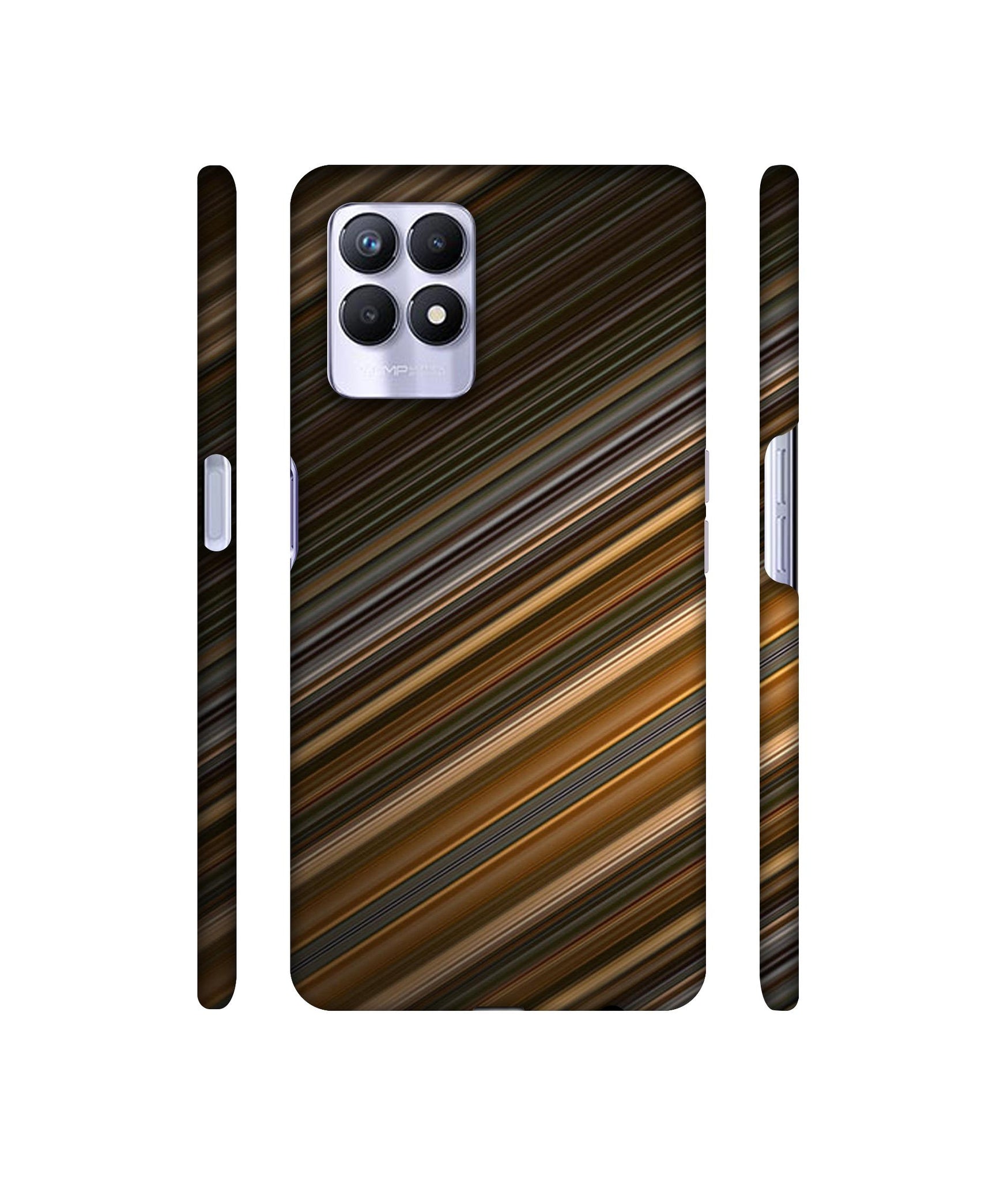 Stripes Designer Hard Back Cover for Realme 8i