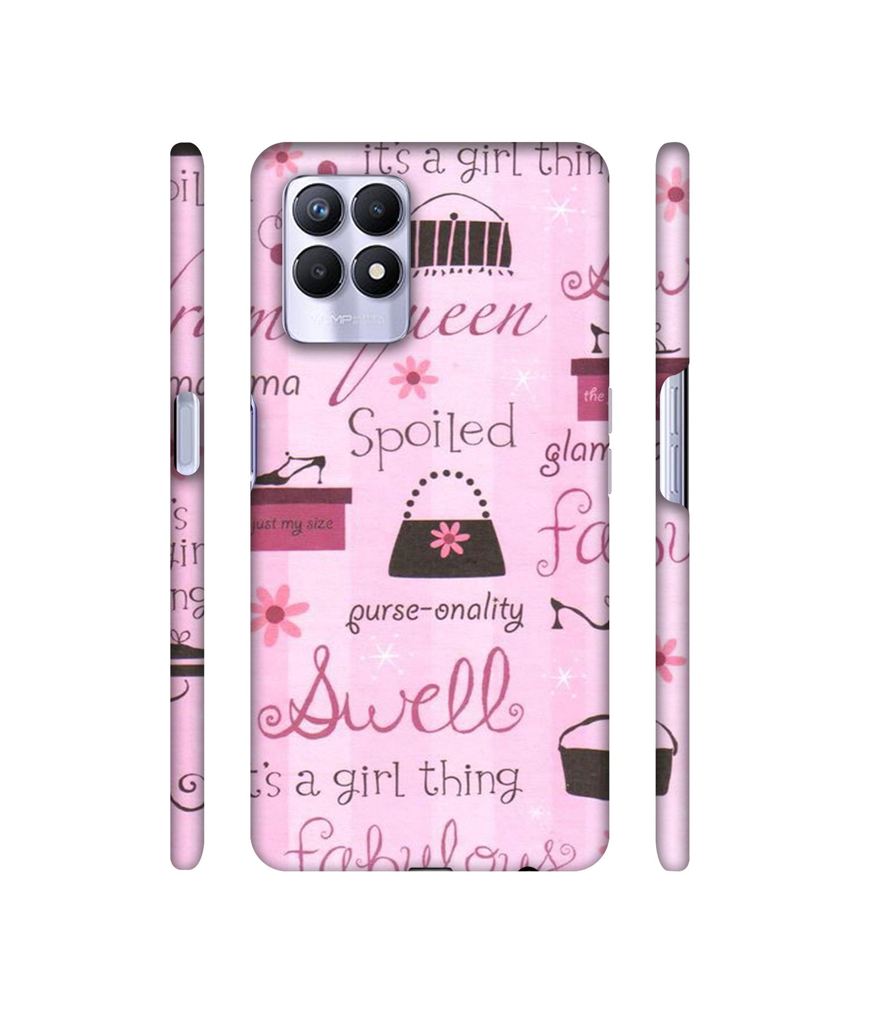 Its A Girl Thing Designer Hard Back Cover for Realme 8i