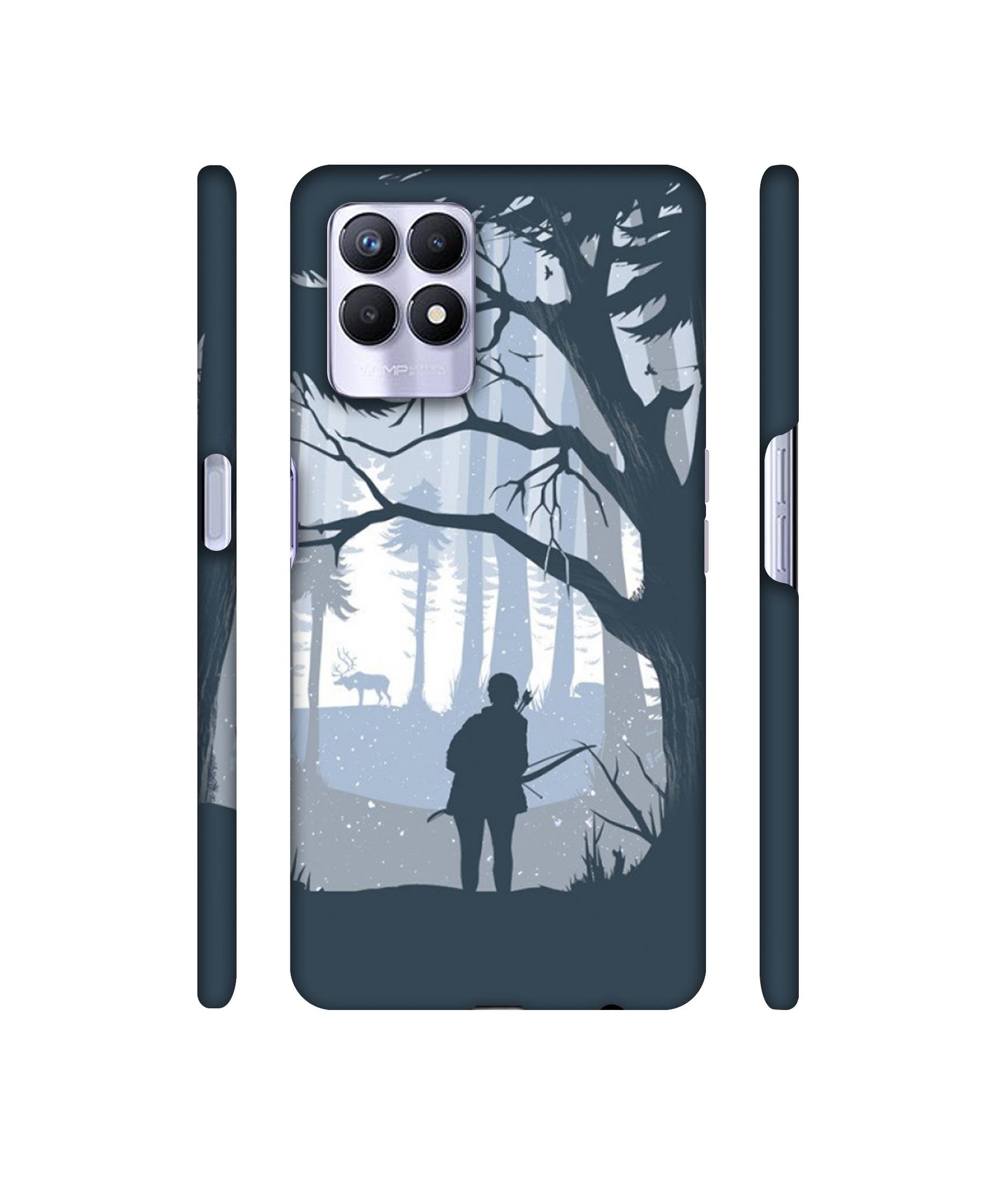 Hunter Designer Hard Back Cover for Realme 8i