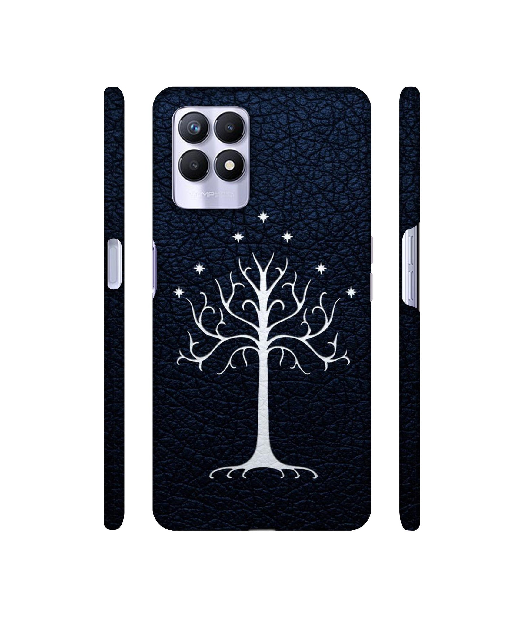 Magic Tree Pattern Designer Hard Back Cover for Realme 8i