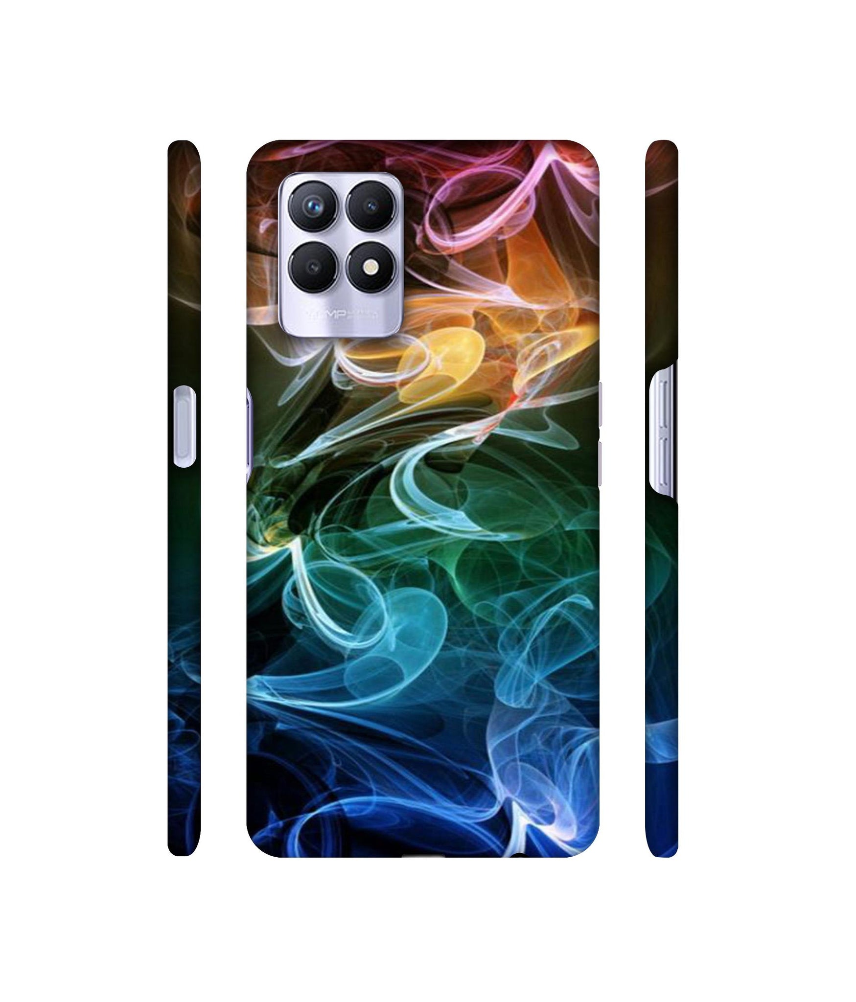 Smoky Pattern Designer Hard Back Cover for Realme 8i