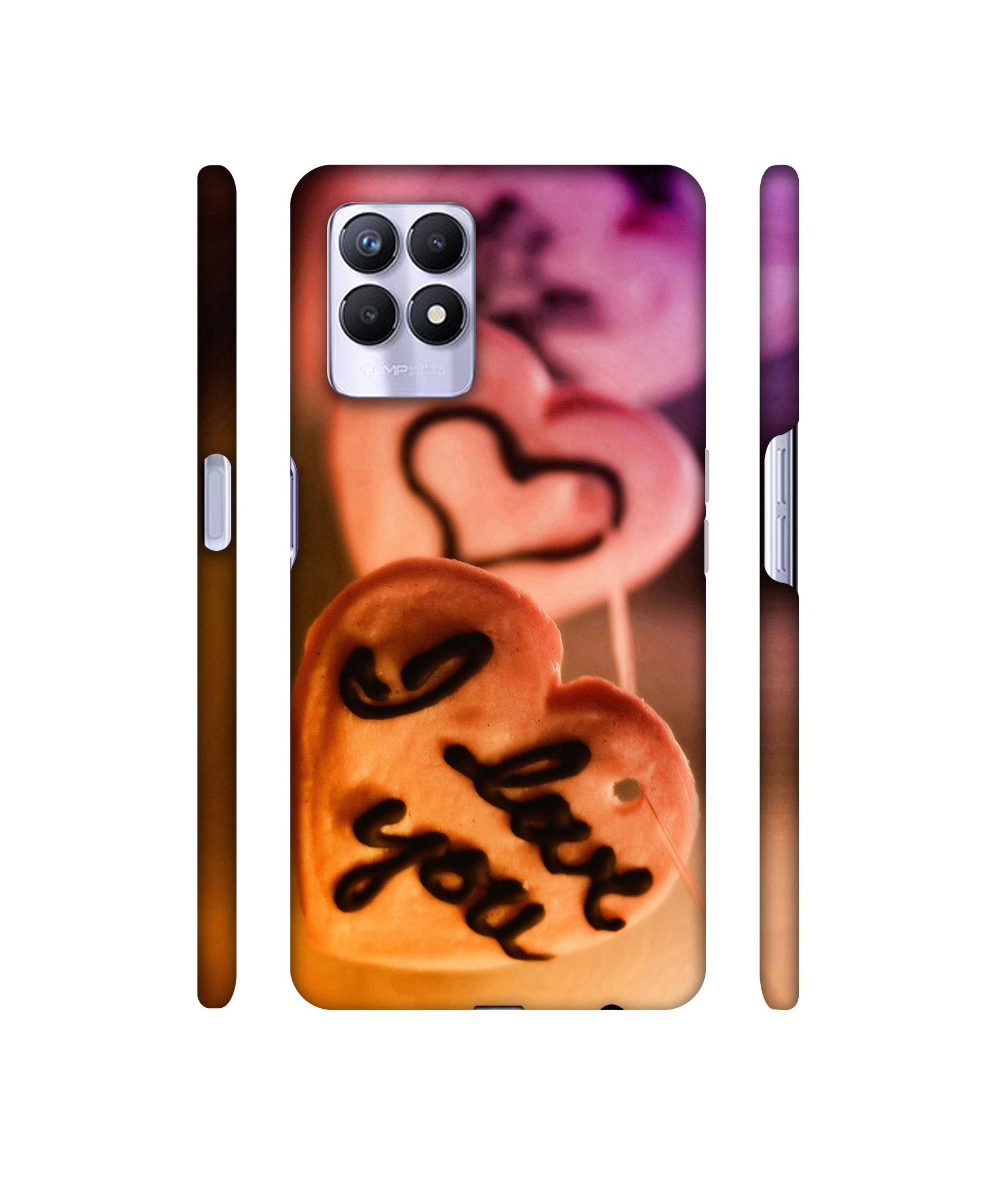 I Love you Designer Hard Back Cover for Realme 8i