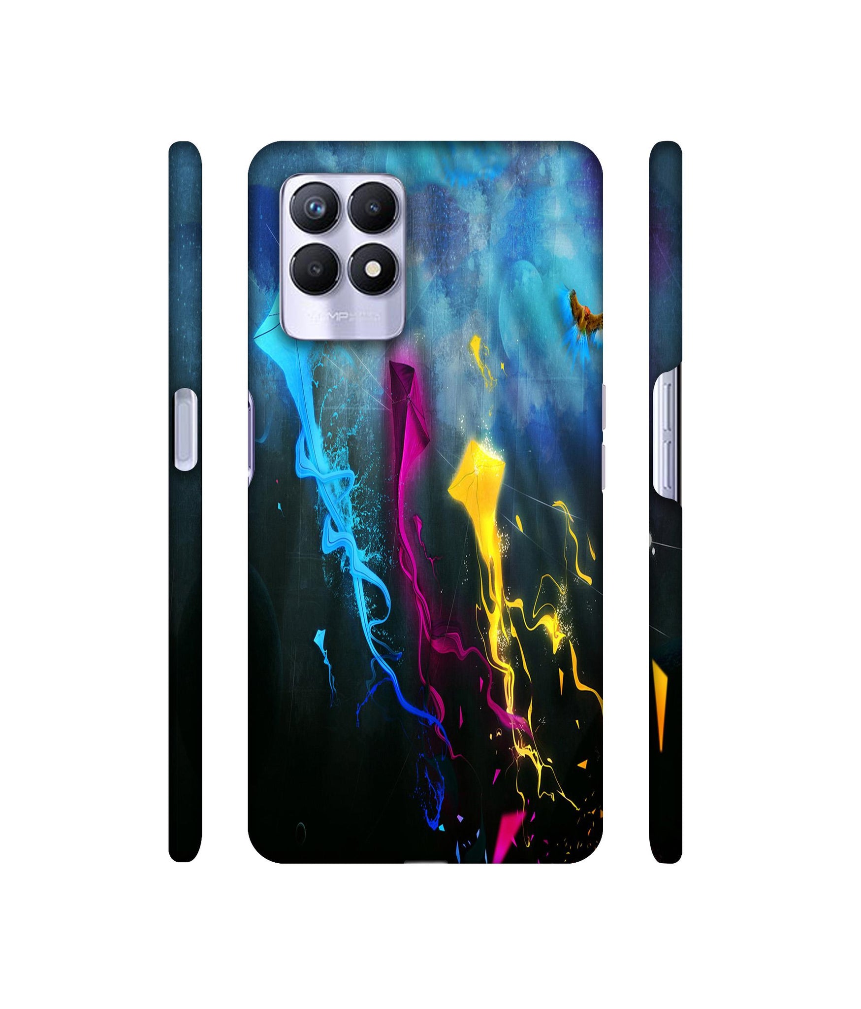 Kites Designer Hard Back Cover for Realme 8i