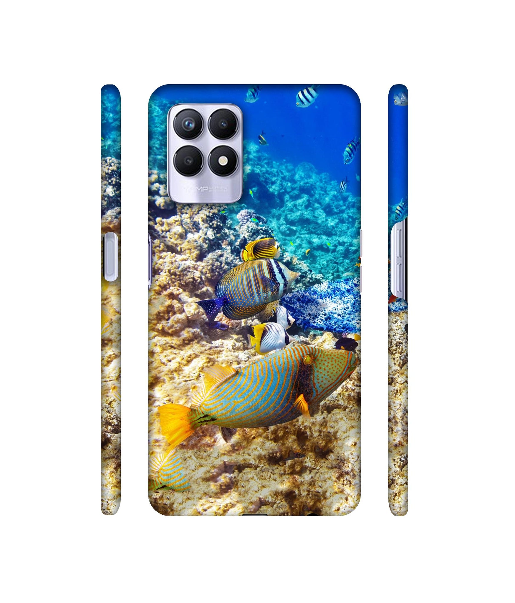 Underwater World Designer Hard Back Cover for Realme 8i