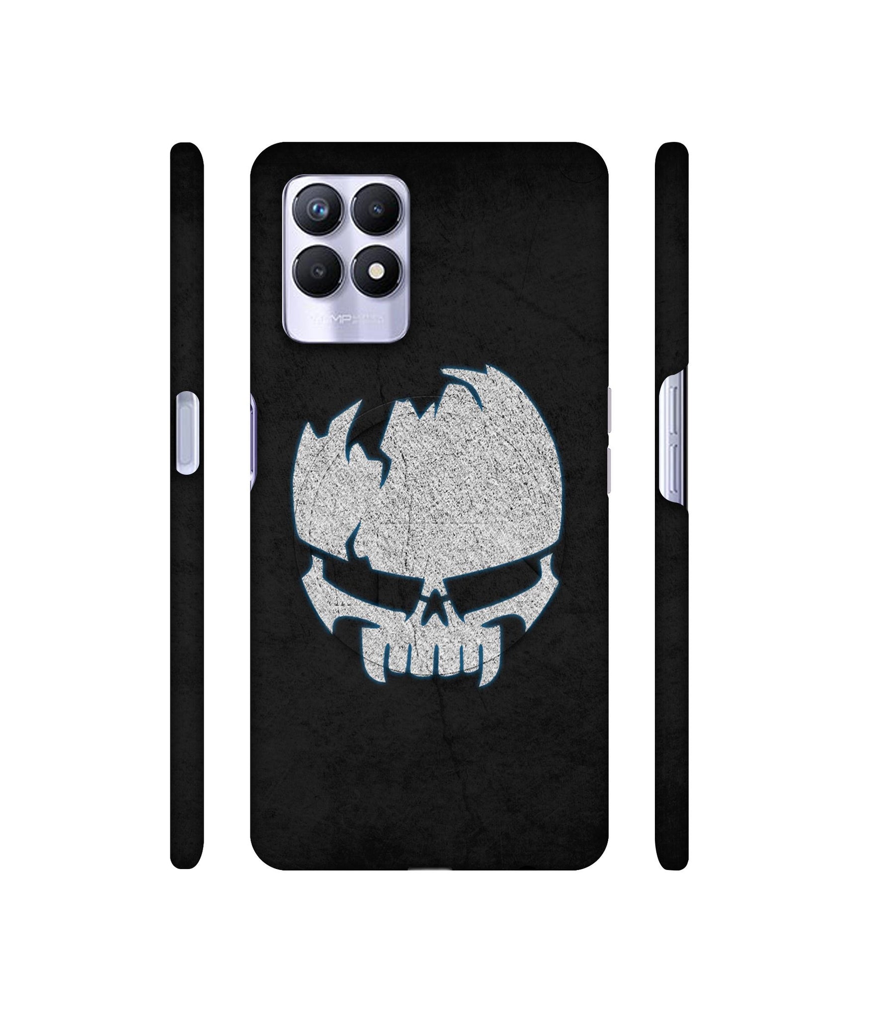 Skull Designer Hard Back Cover for Realme 8i