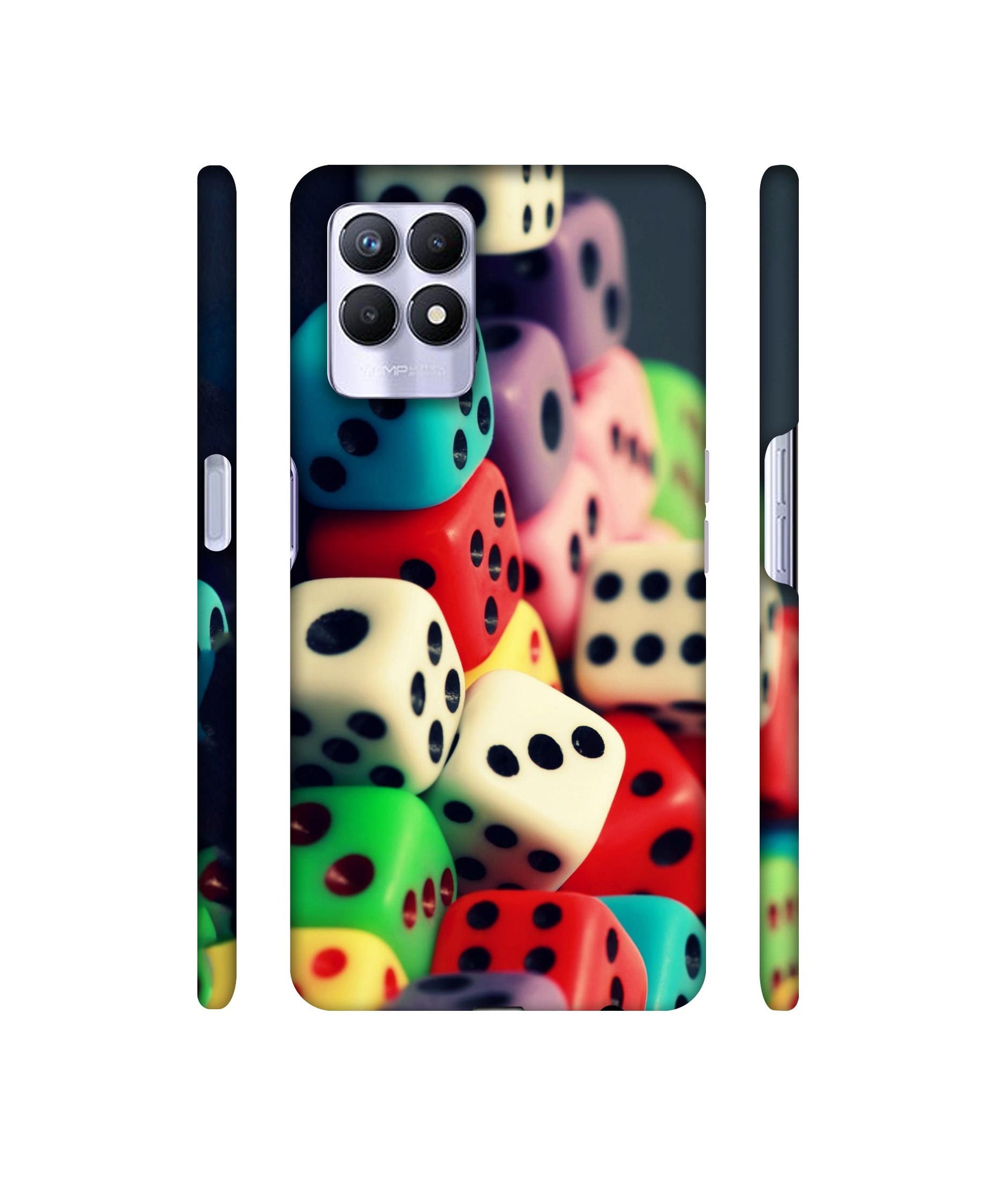 Dice Designer Hard Back Cover for Realme 8i